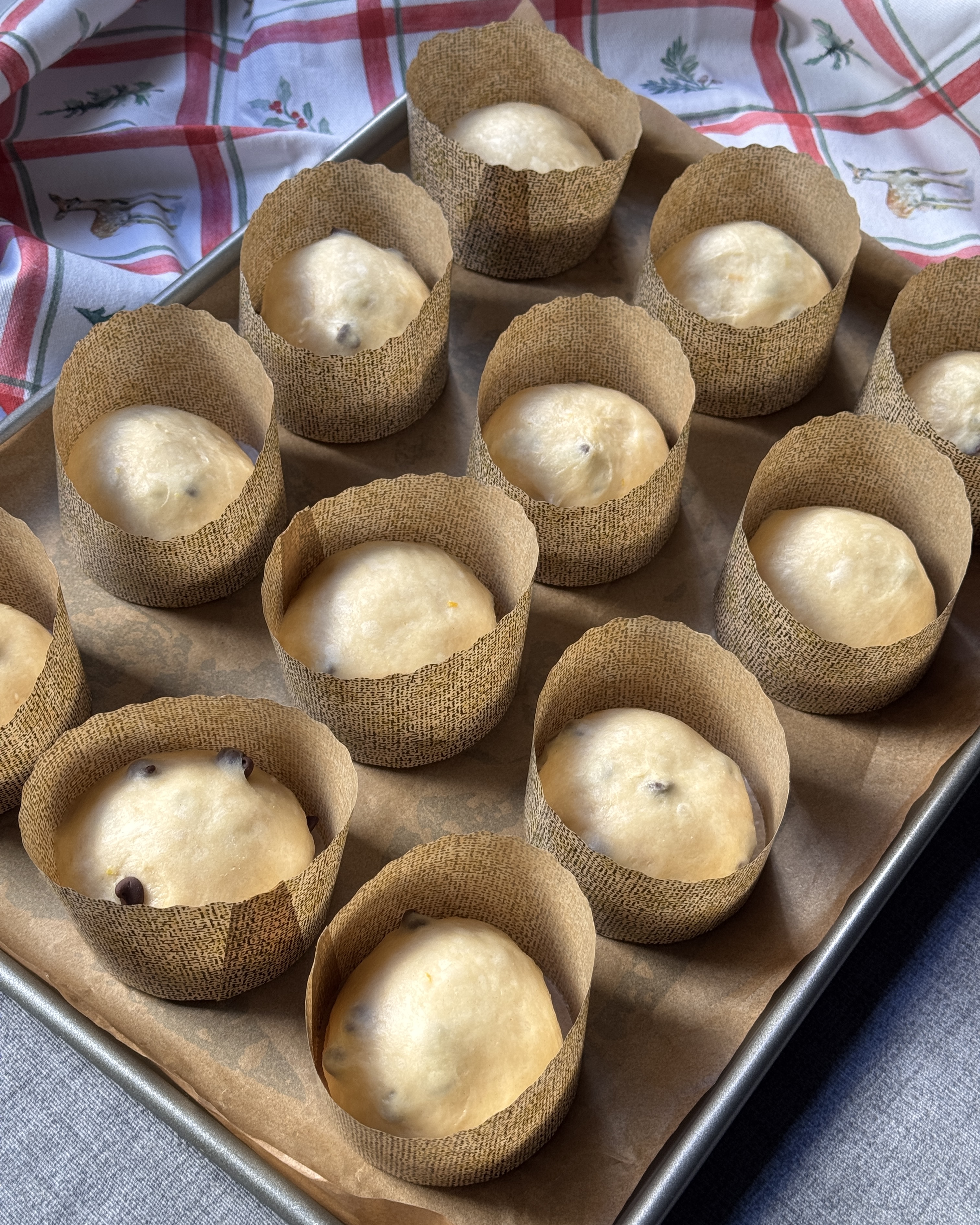 romisbakes recipe Mini panettones with chocolate