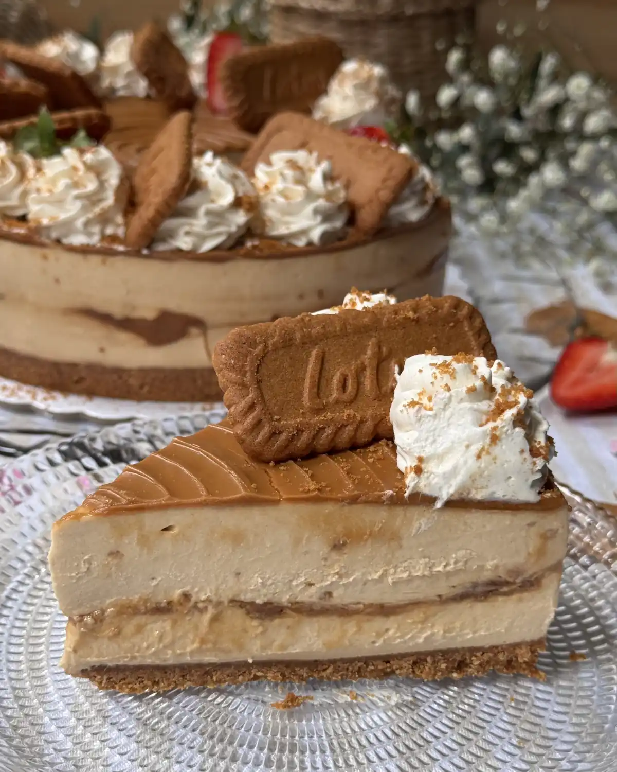 romisbakes receta Cheesecake Biscoff sin horno