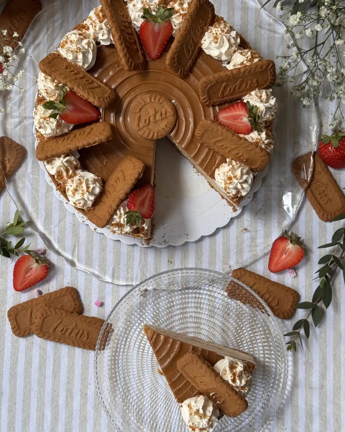 romisbakes receta Cheesecake Biscoff sin horno