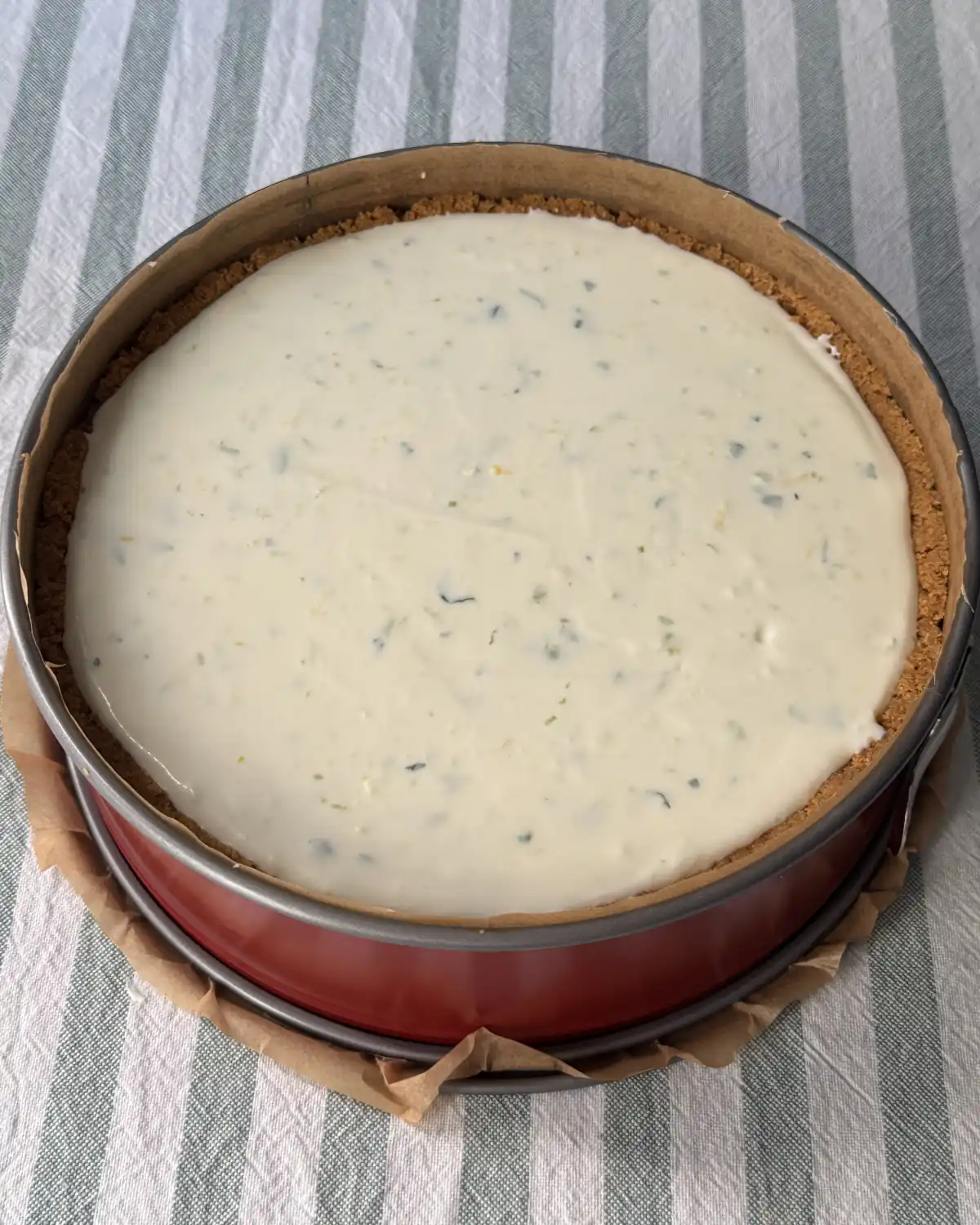 romisbakes recipe No-bake lime-lemon cheesecake