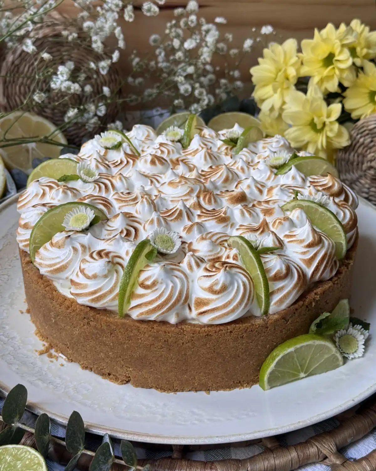 romisbakes recipe No-bake lime-lemon cheesecake