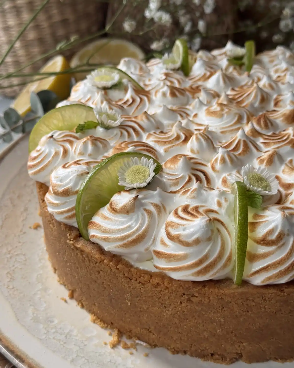 romisbakes recipe No-bake lime-lemon cheesecake