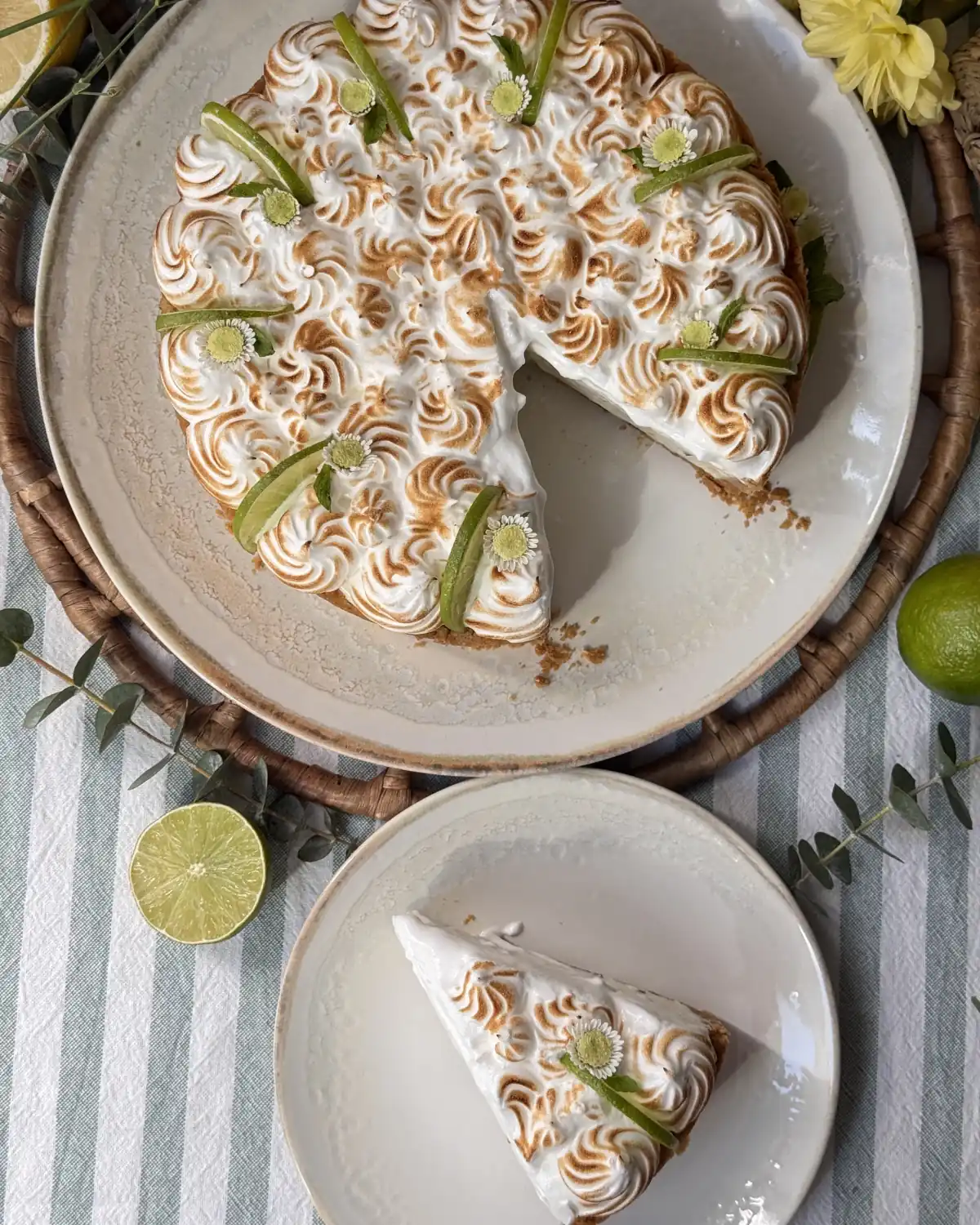 romisbakes recipe No-bake lime-lemon cheesecake