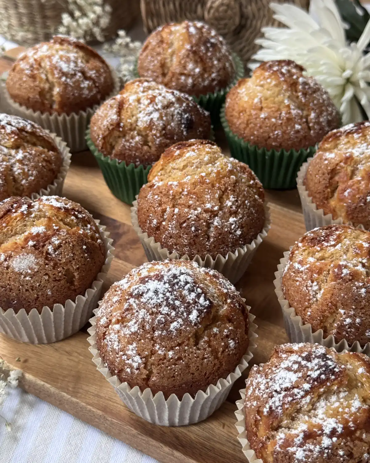 romisbakes recipe Soft nougat muffins