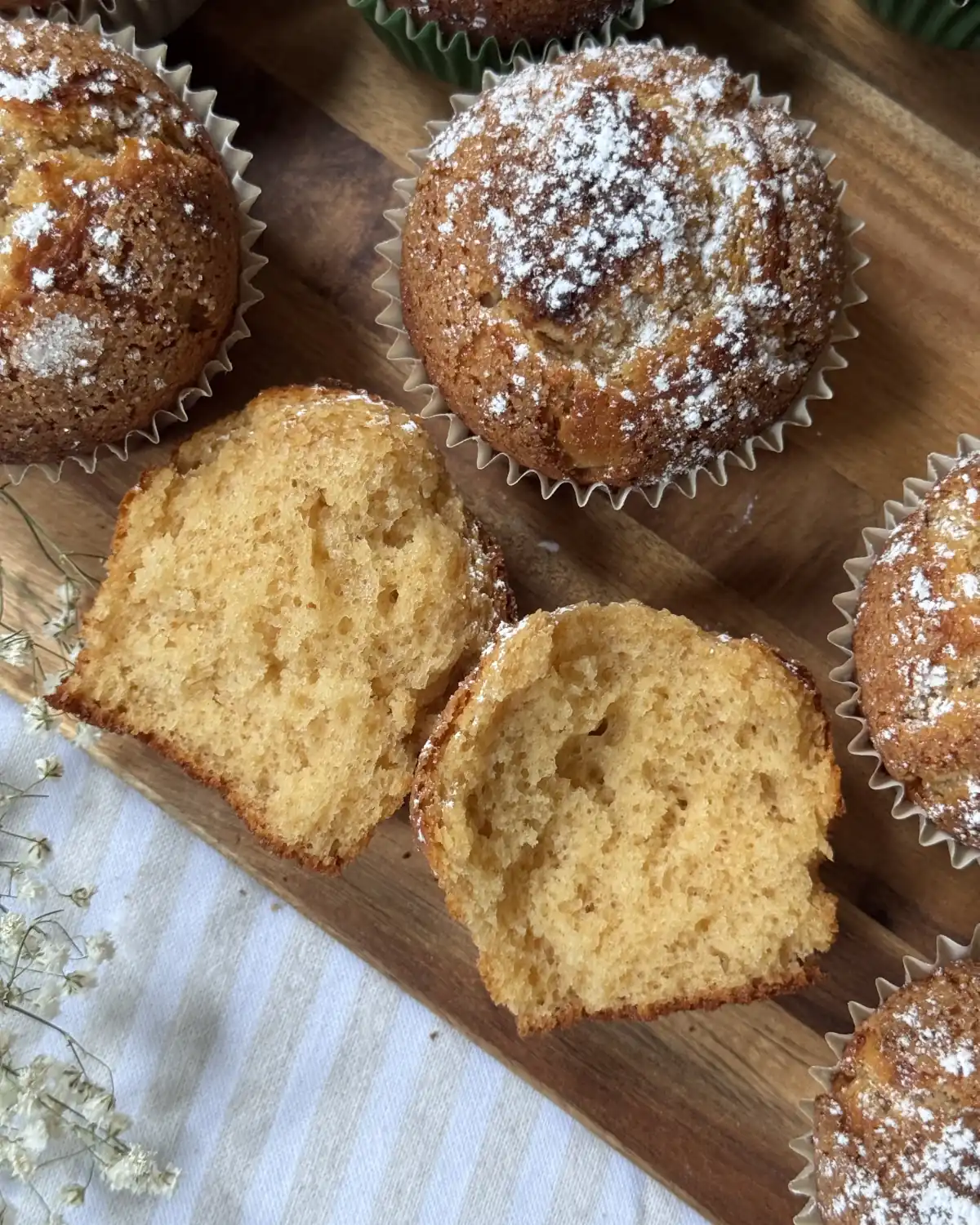 romisbakes recipe Soft nougat muffins