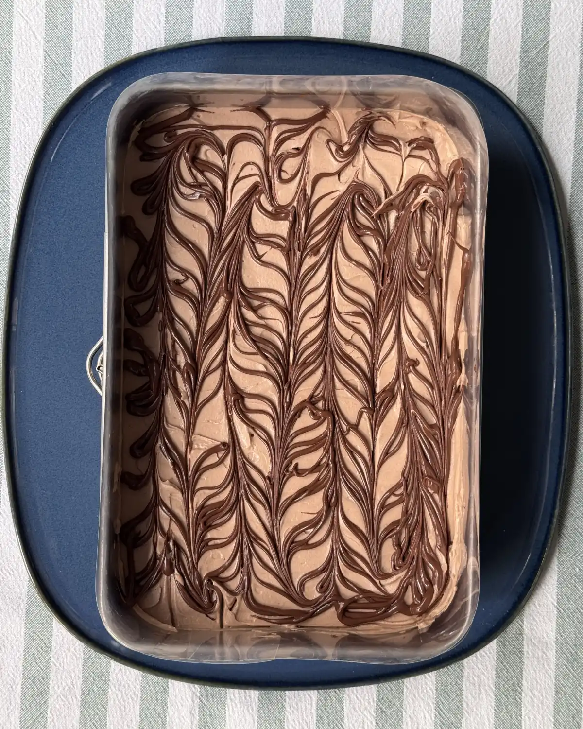 romisbakes recipe Nutella tiramisu-style cake