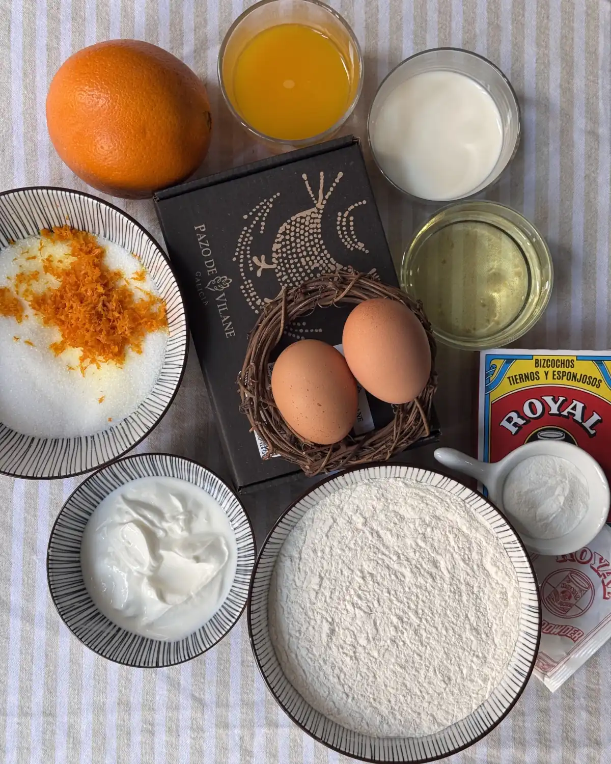 romisbakes recipe Fluffy orange cake with yogurt