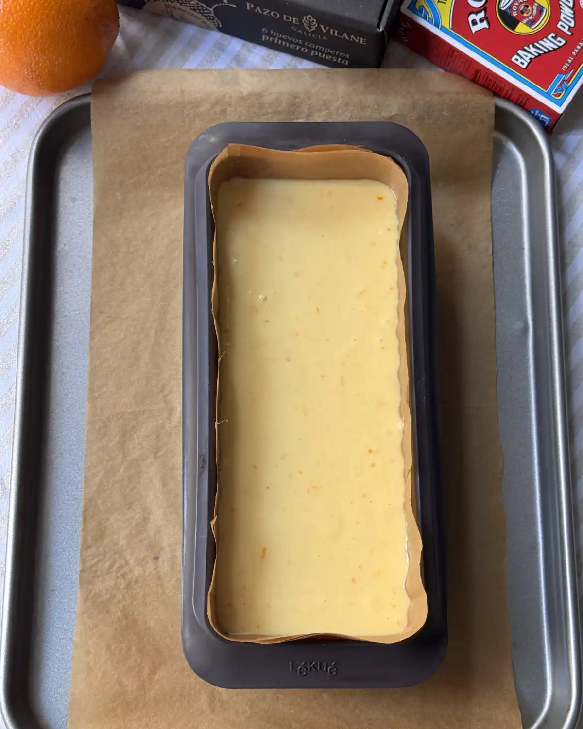 romisbakes recipe Fluffy orange cake with yogurt