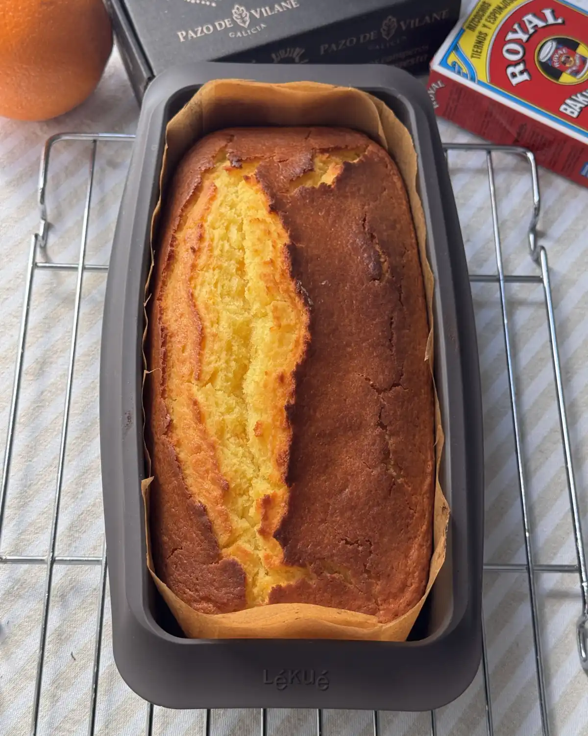 romisbakes recipe Fluffy orange cake with yogurt