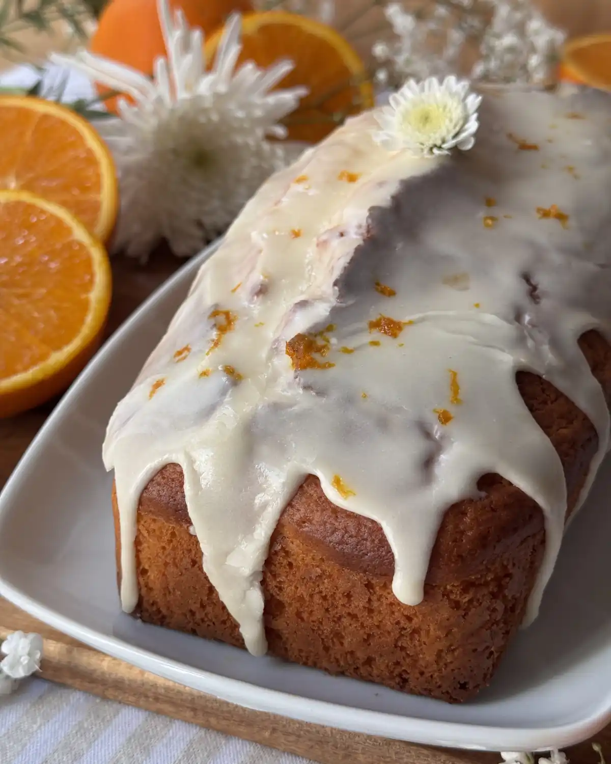romisbakes recipe Fluffy orange cake with yogurt