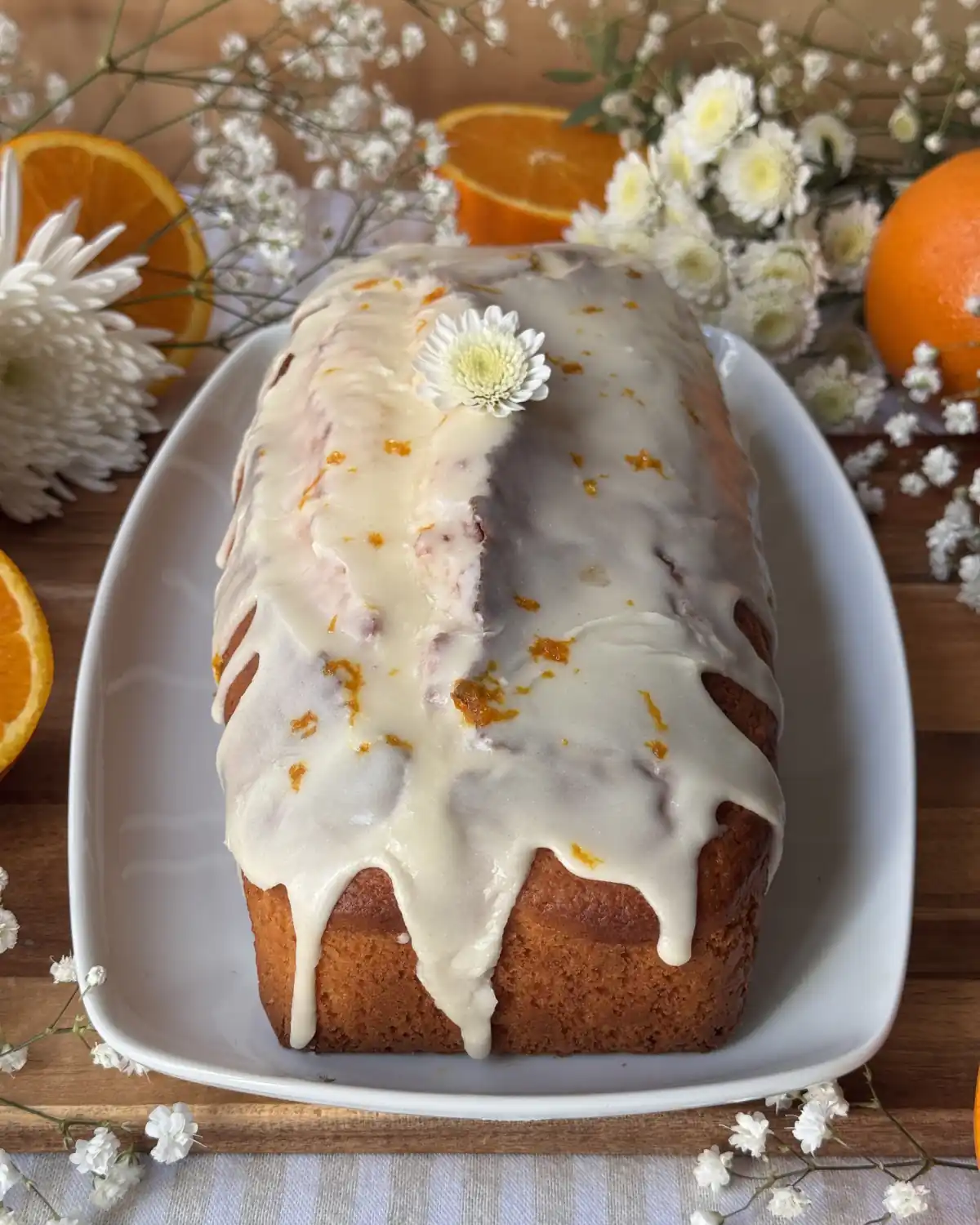 romisbakes recipe Fluffy orange cake with yogurt