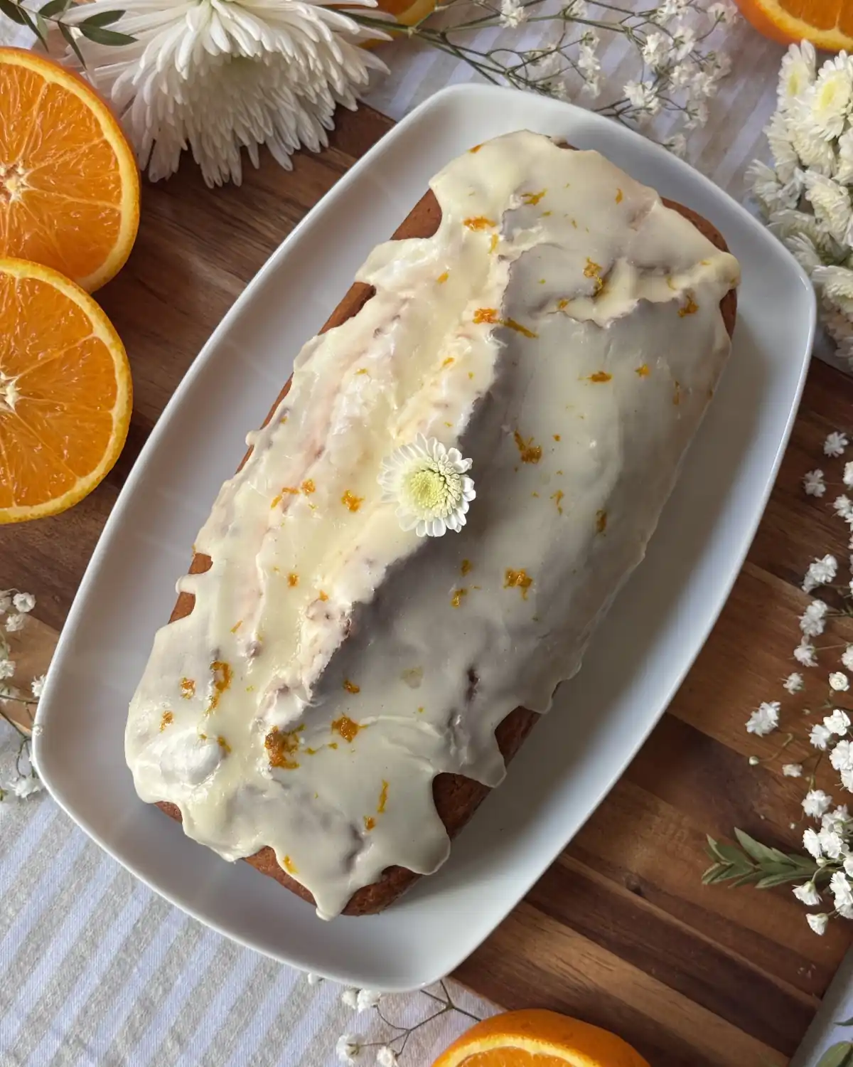 romisbakes recipe Fluffy orange cake with yogurt