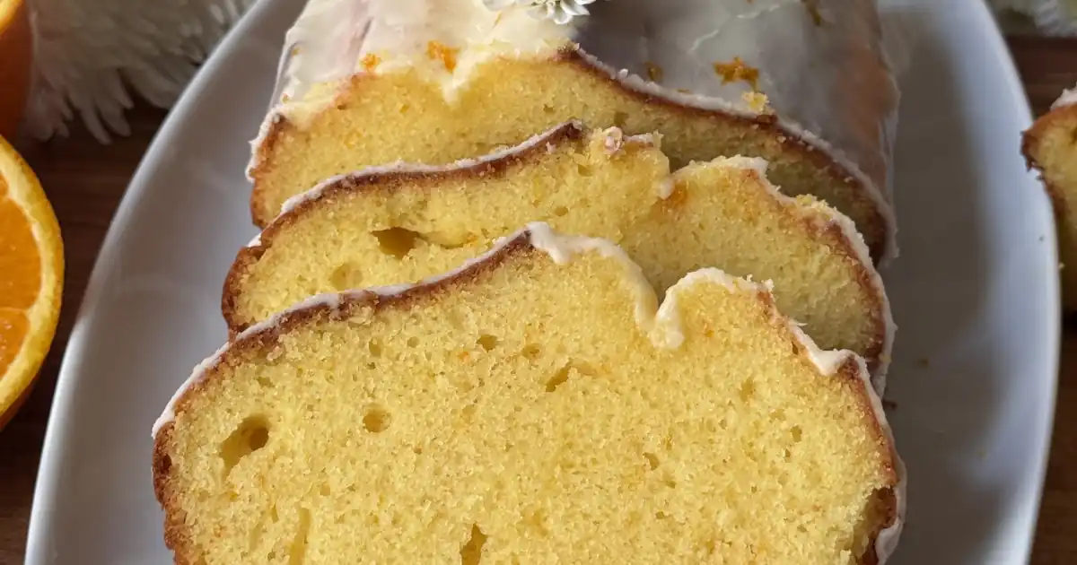 romisbakes recipe Fluffy orange cake with yogurt