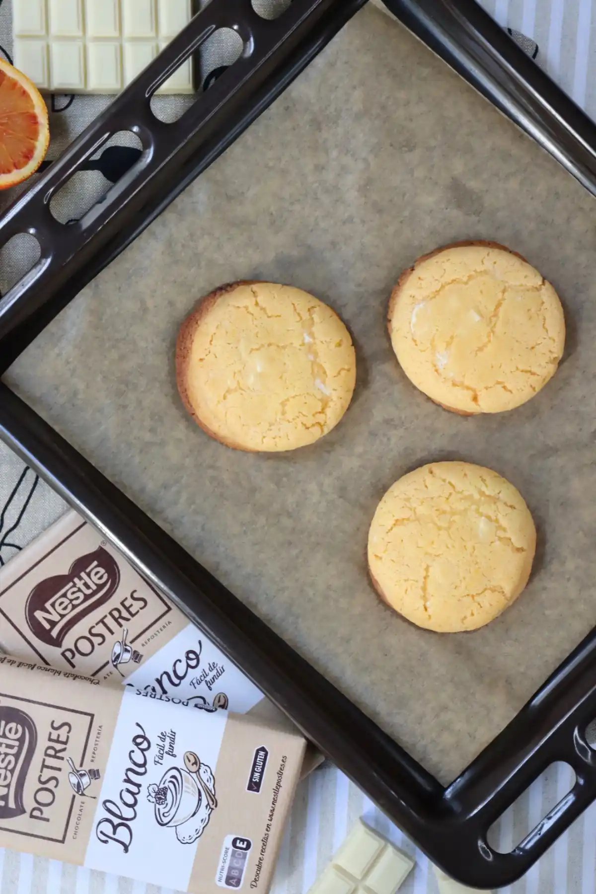 romisbakes receta Cookies de naranja