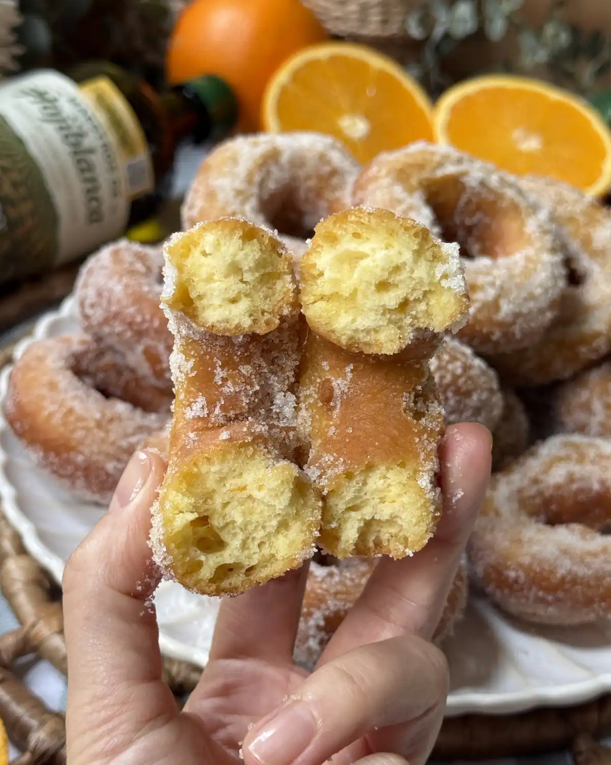 romisbakes recipe Orange doughnuts with EVOO