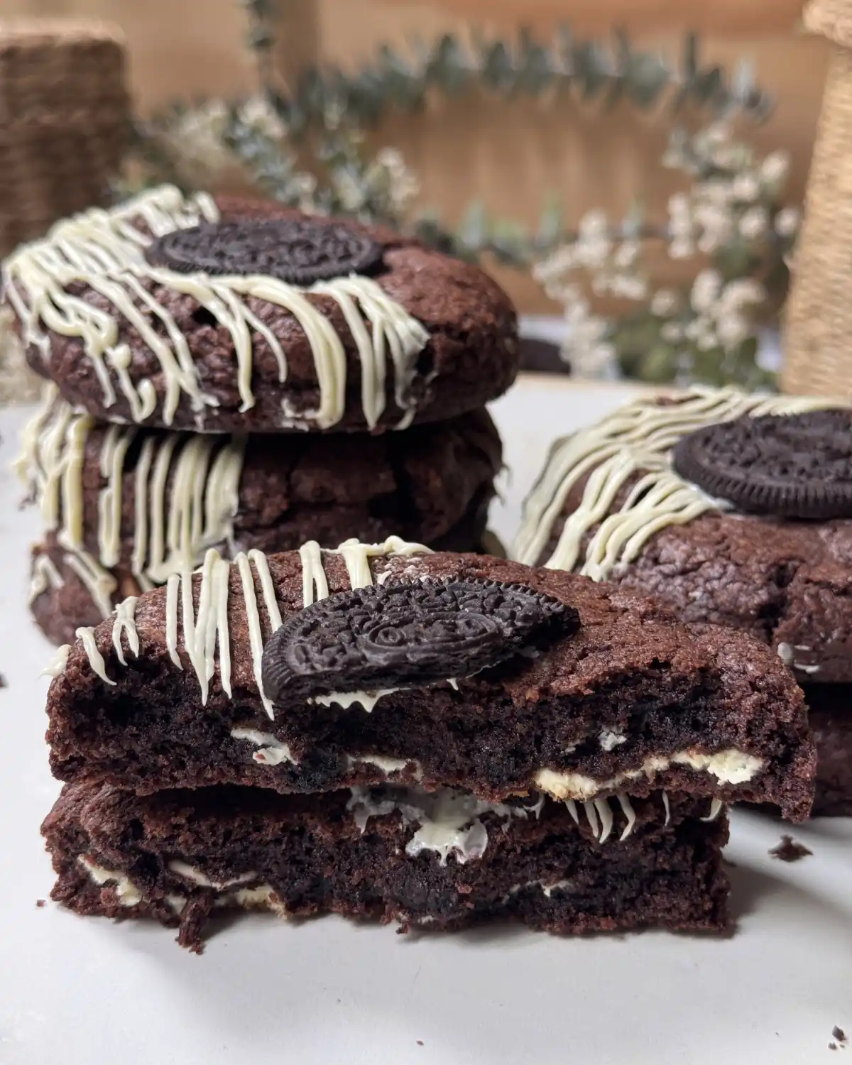 romisbakes recipe Oreo chocolate chip cookies