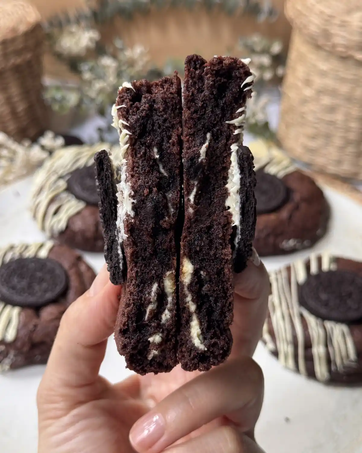 romisbakes recipe Oreo chocolate chip cookies