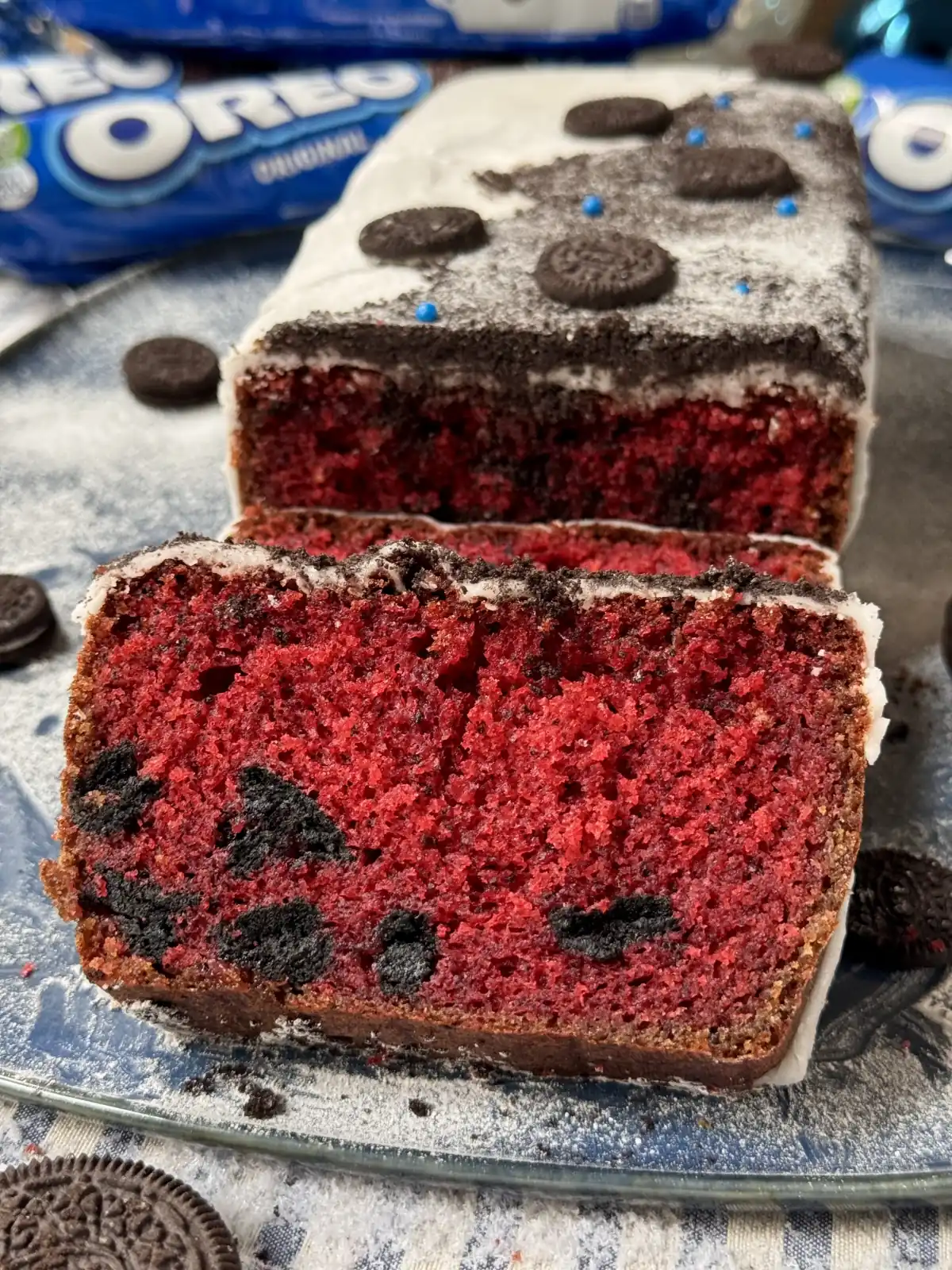 romisbakes recipe Oreo red velvet cake