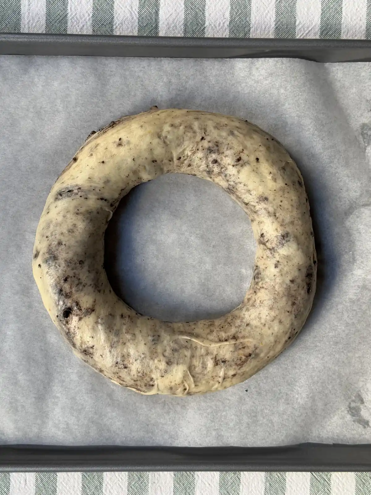 romisbakes receta Roscón de reyes oreo