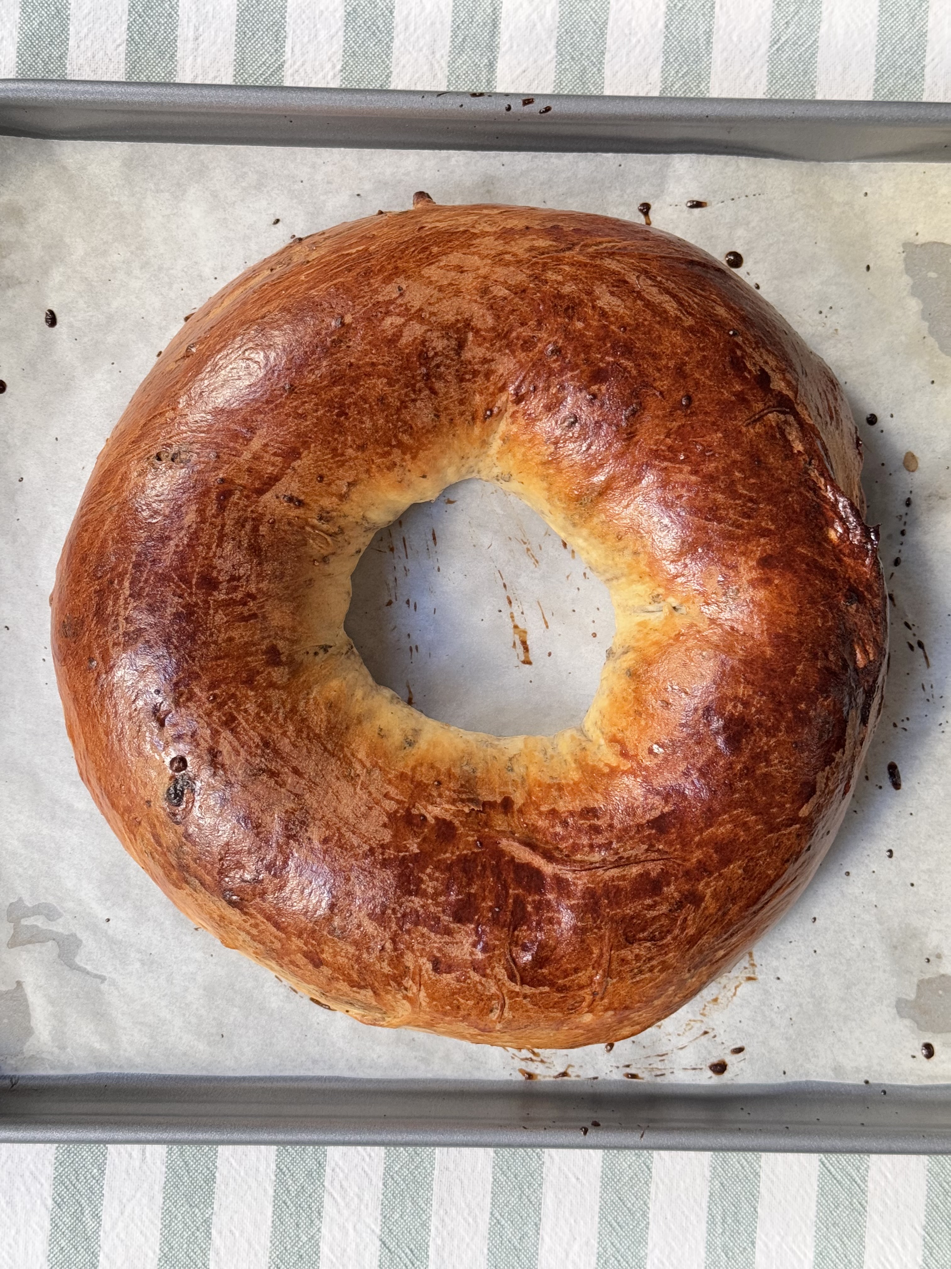 romisbakes receta Roscón de reyes oreo