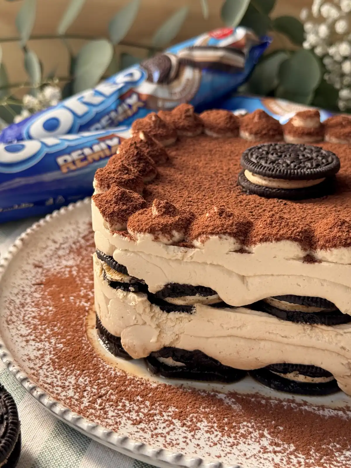 romisbakes recipe Oreo tiramisu