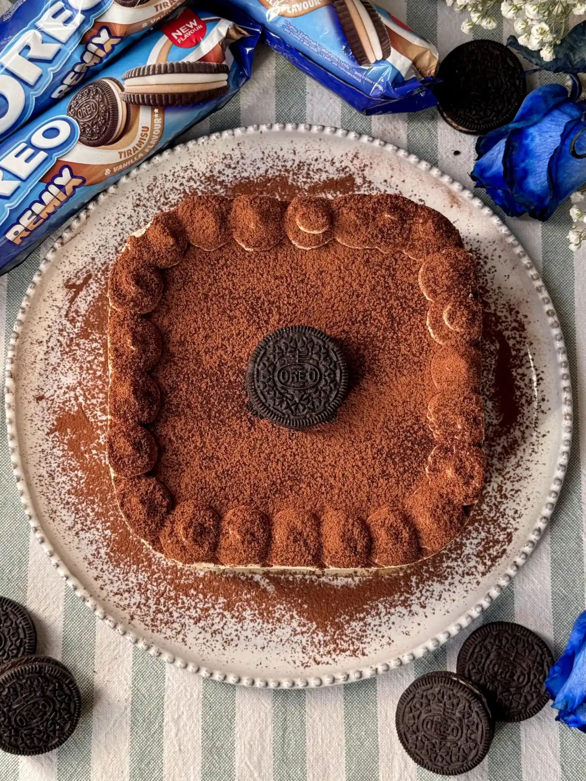 romisbakes recipe Oreo tiramisu