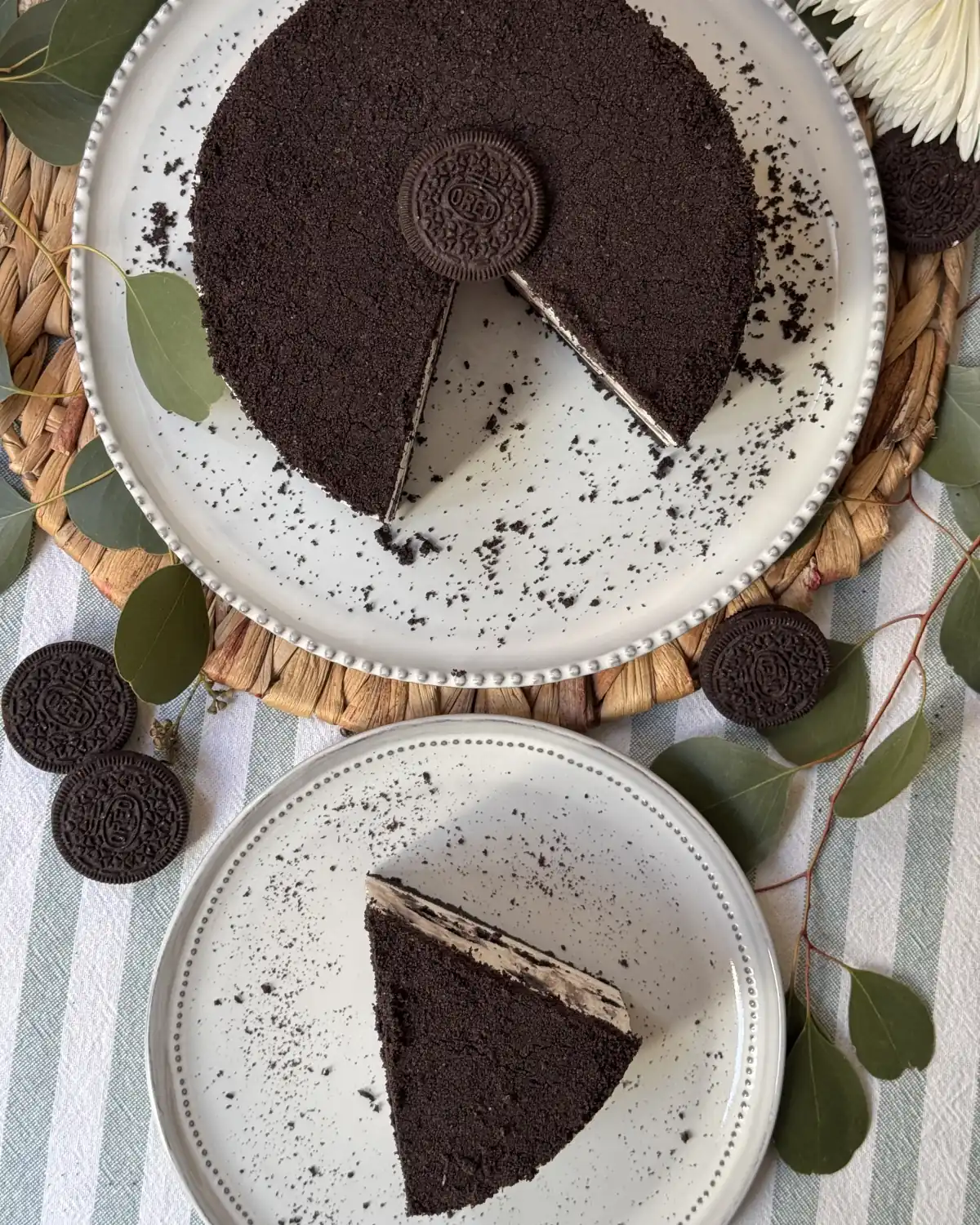 romisbakes receta Tarta Oreo de yogur