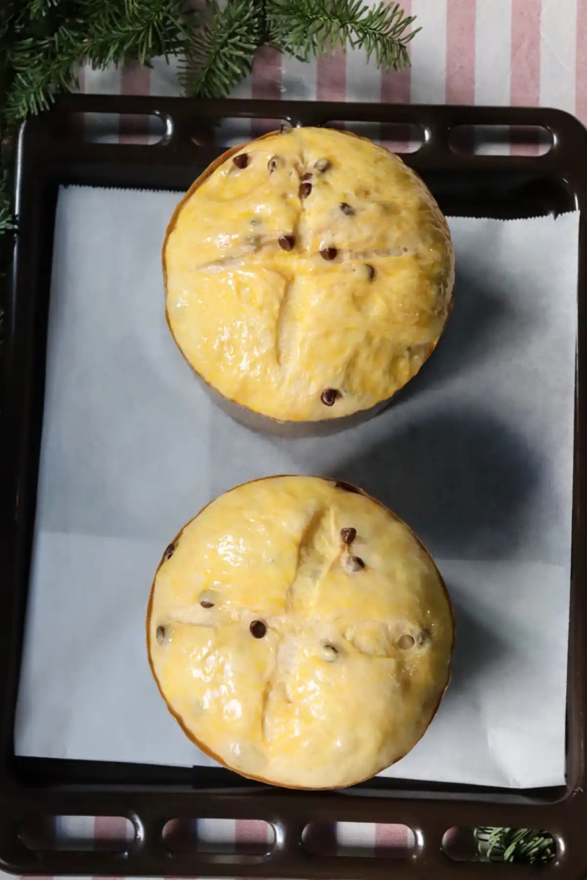 romisbakes receta Panettone con chocolate