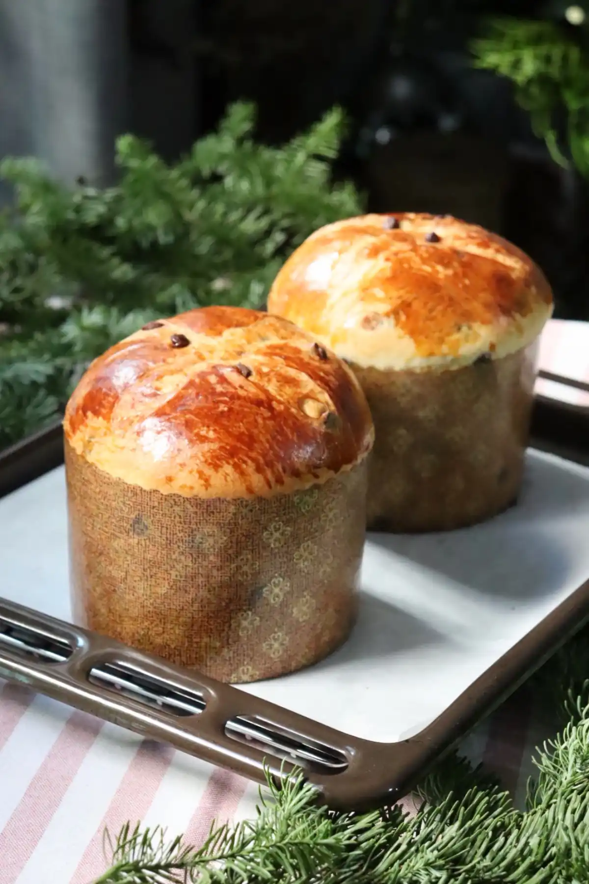 romisbakes receta Panettone con chocolate