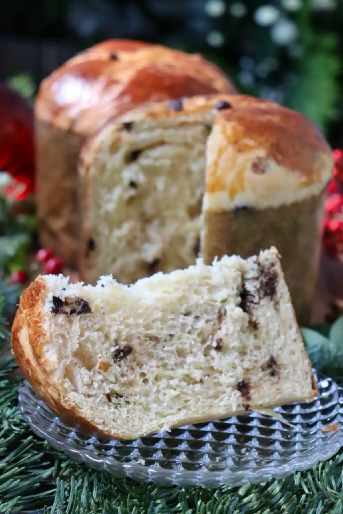 romisbakes receta Panettone con chocolate
