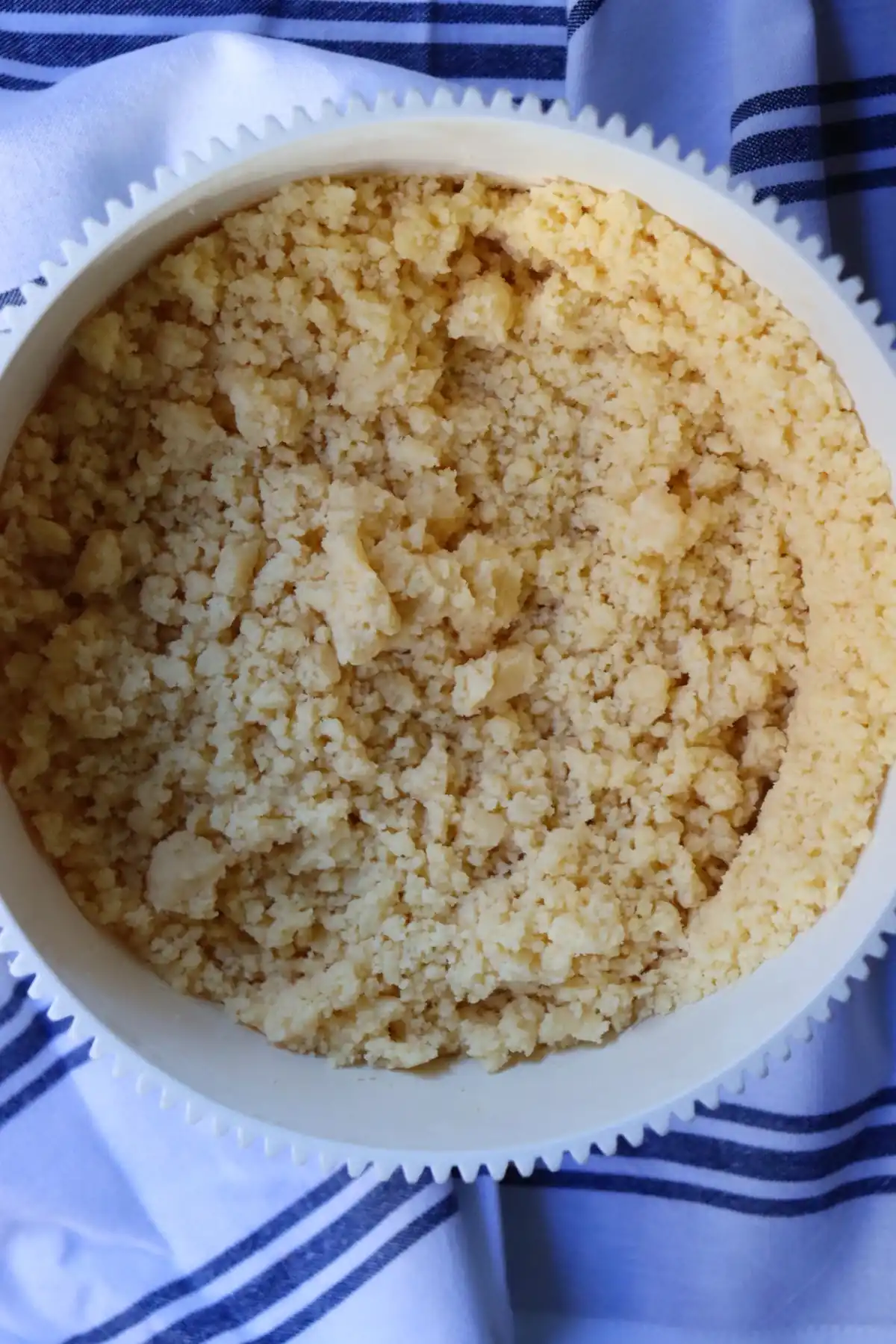 romisbakes recipe Red Peach Crumble