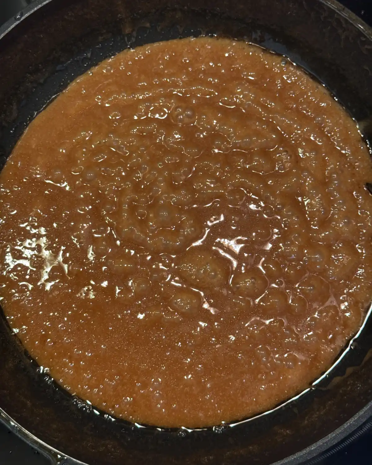 romisbakes recipe Peach Upside-Down Cake with Condensed Milk