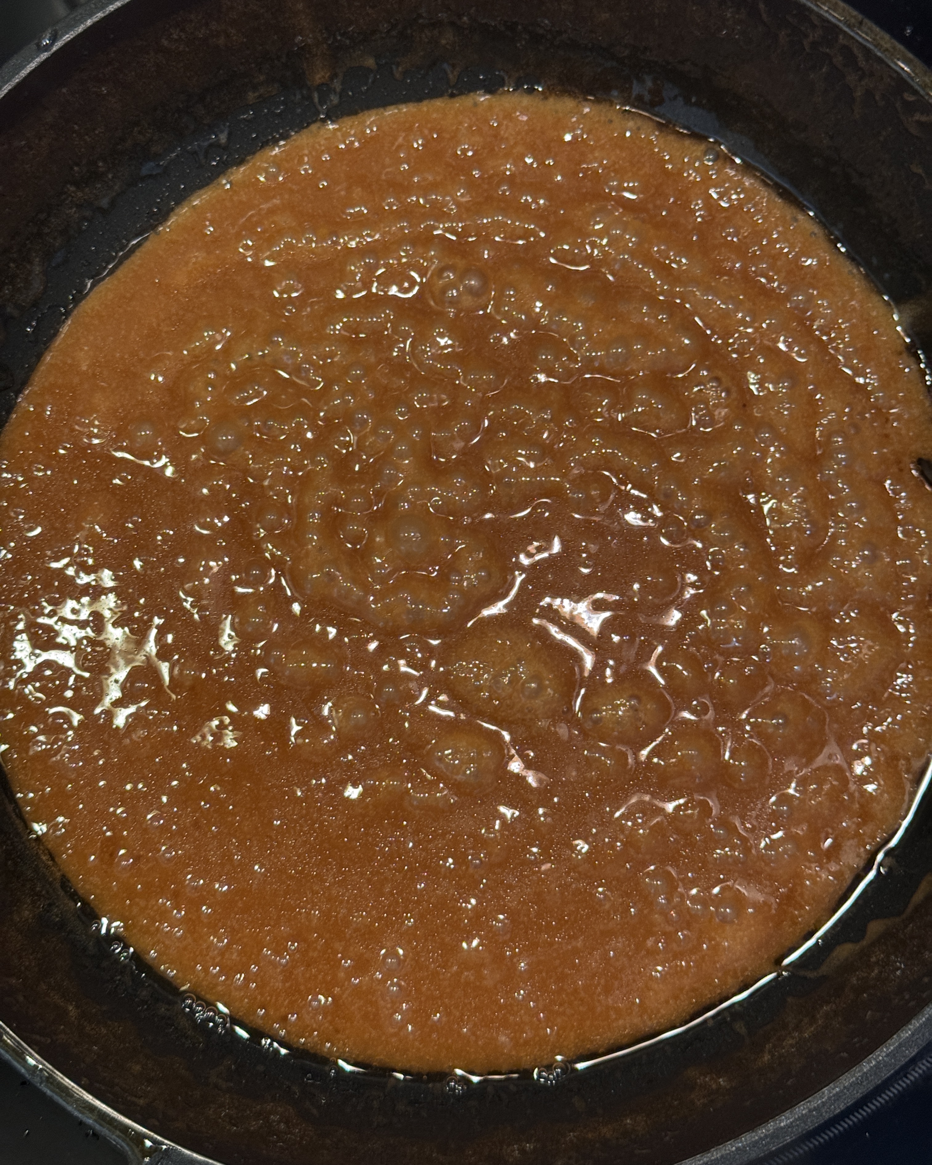 romisbakes receta Bizcocho invertido de melocotón con leche condensada