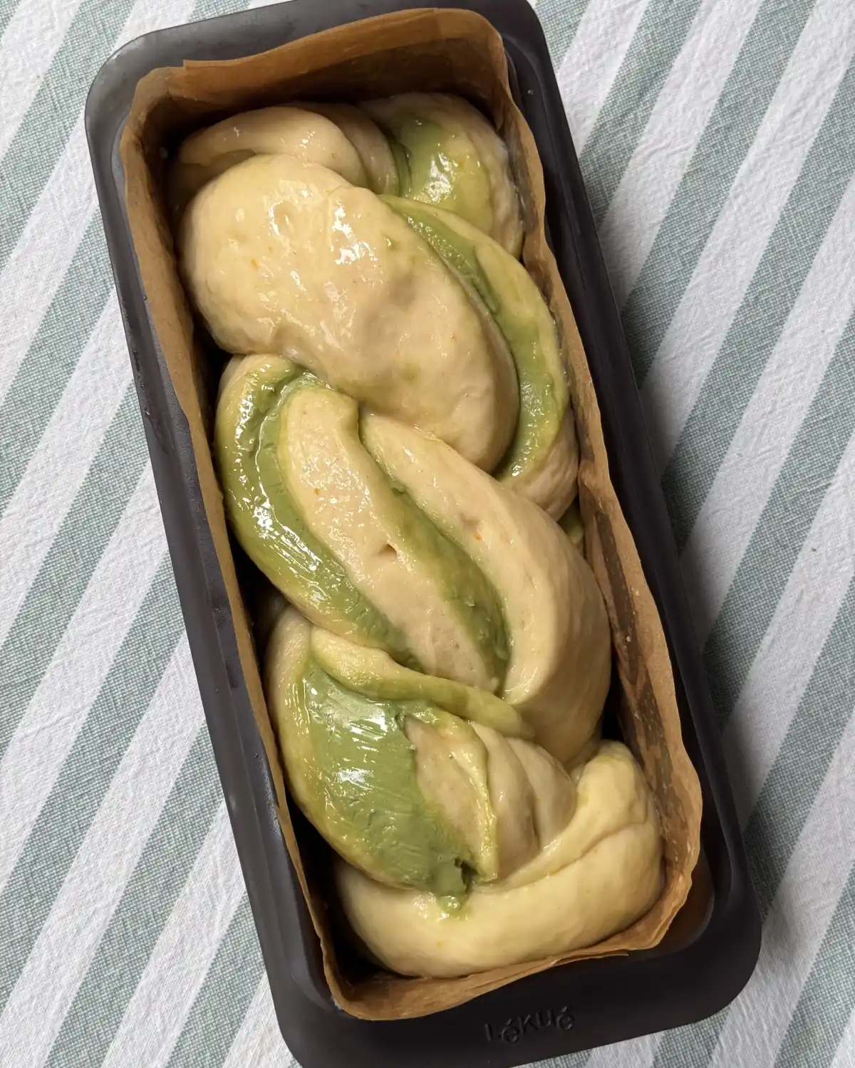 romisbakes receta Trenza de brioche con crema de pistacho