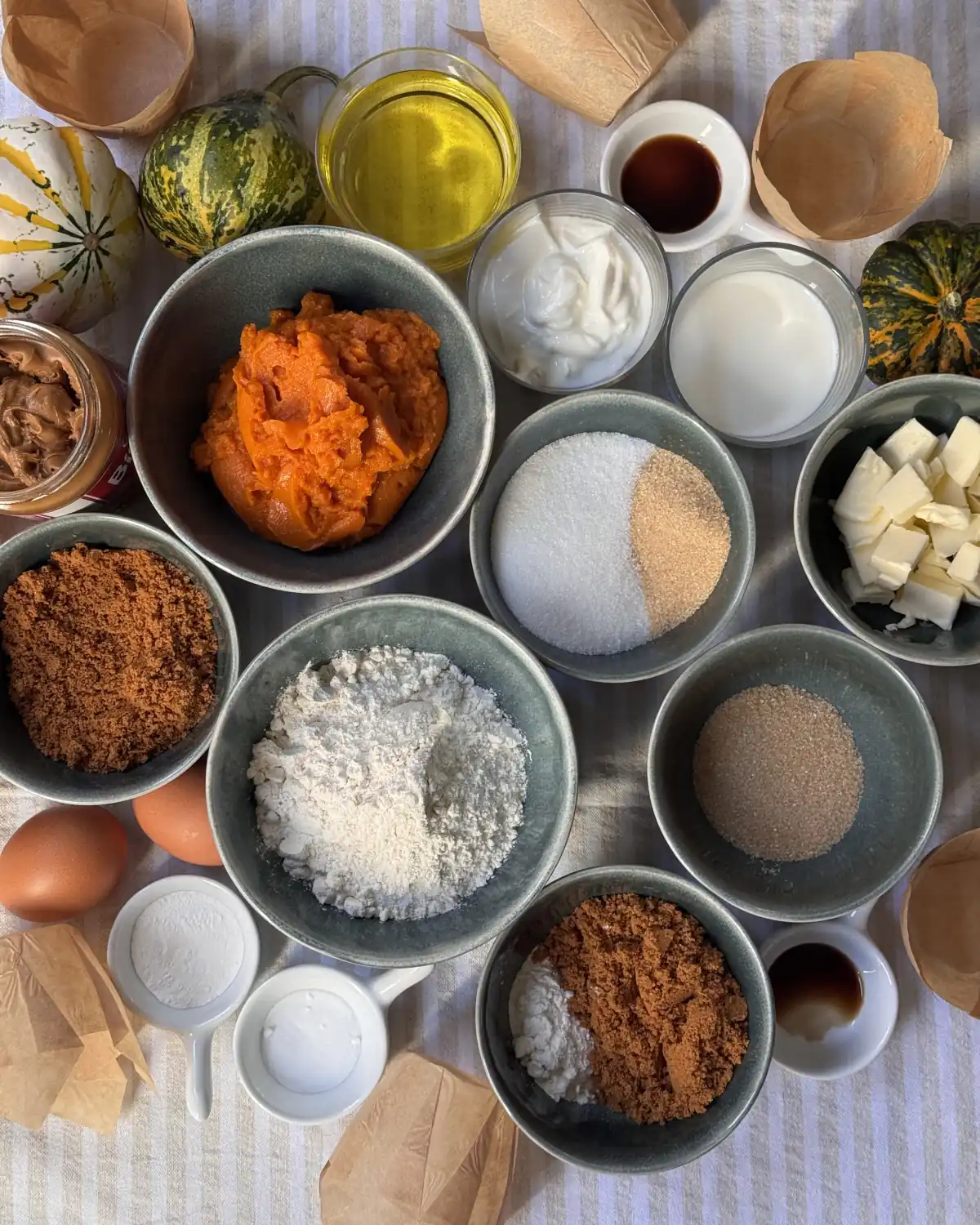 romisbakes recipe Pumpkin and Lotus muffins