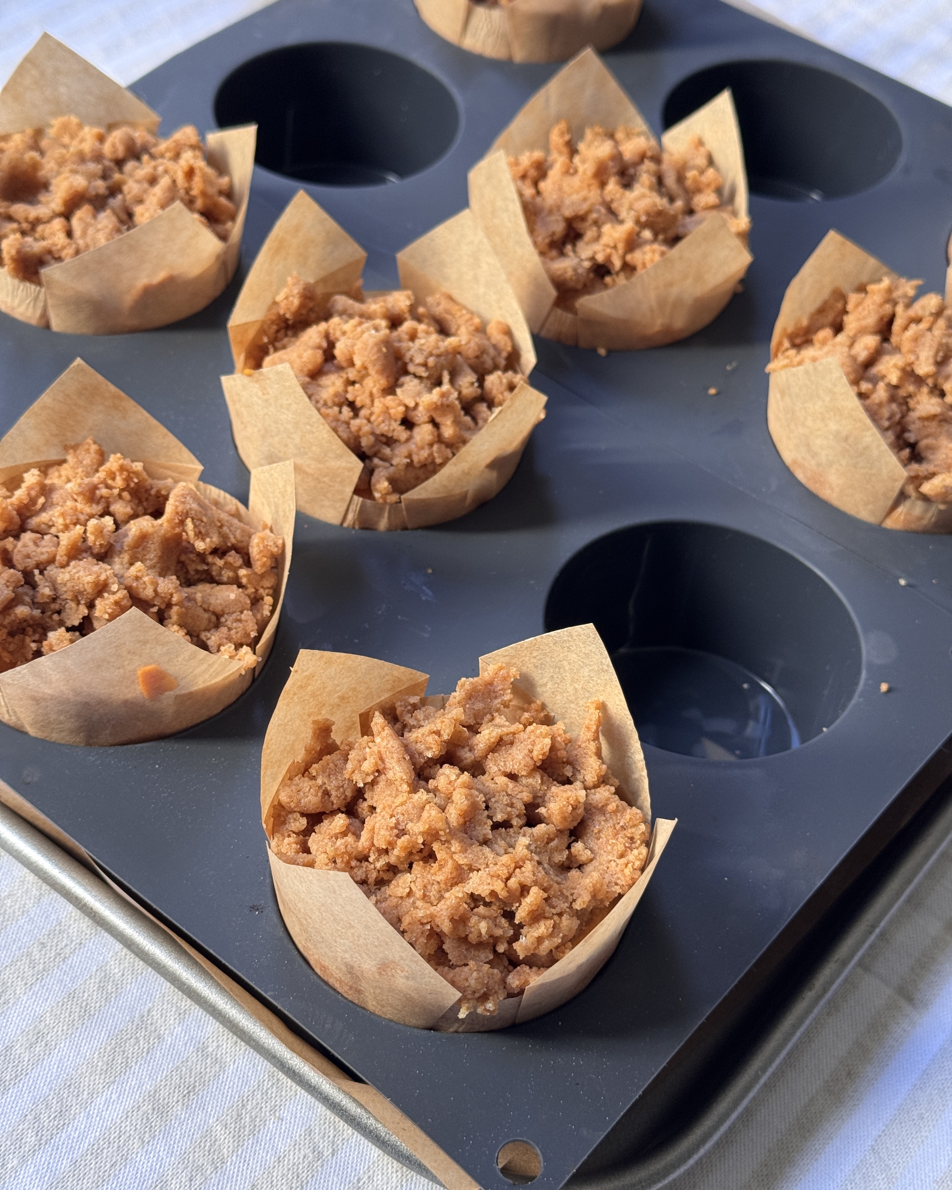 romisbakes recipe Pumpkin and lotus muffins