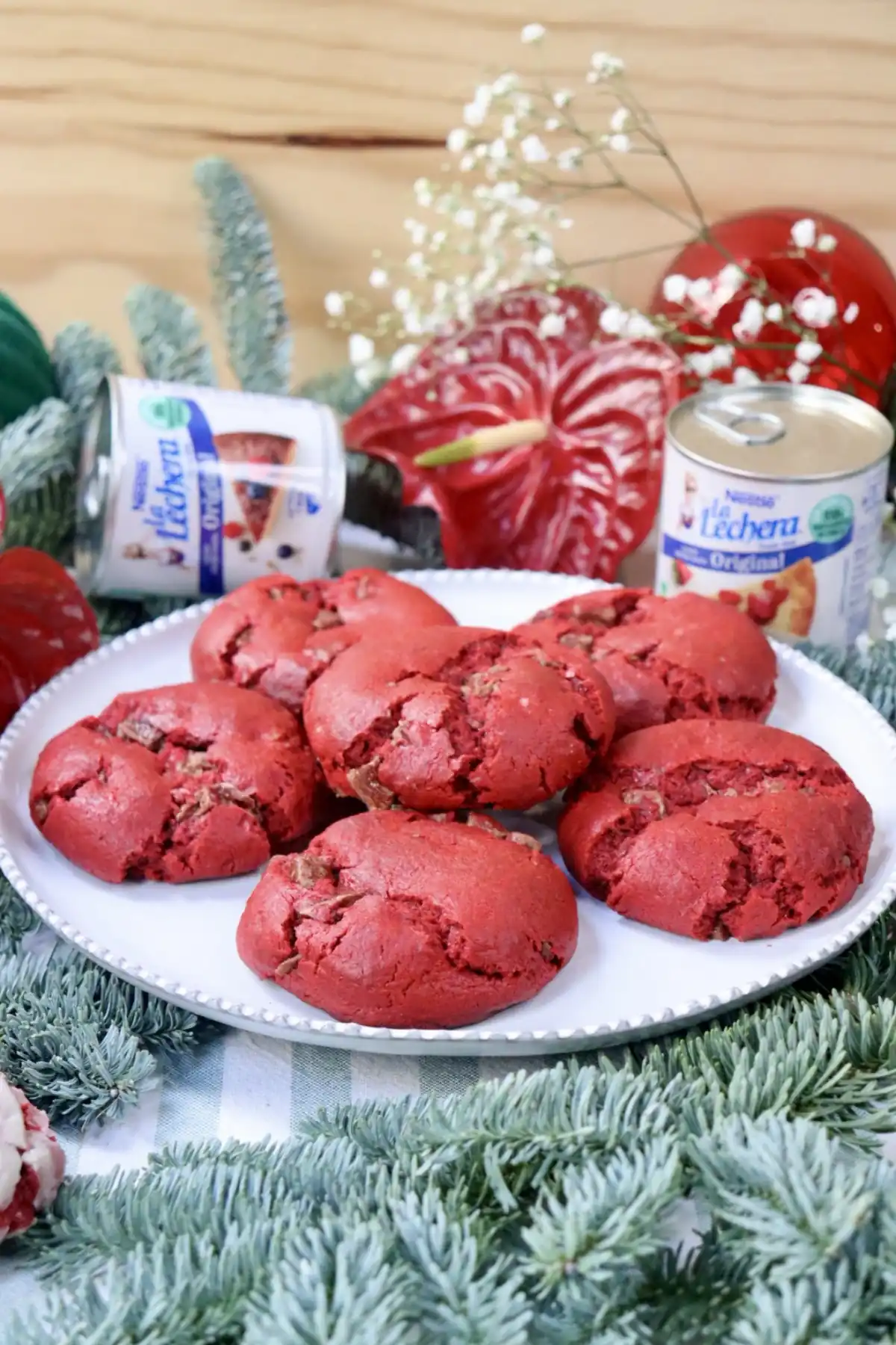 romisbakes recipe Red velvet cookies