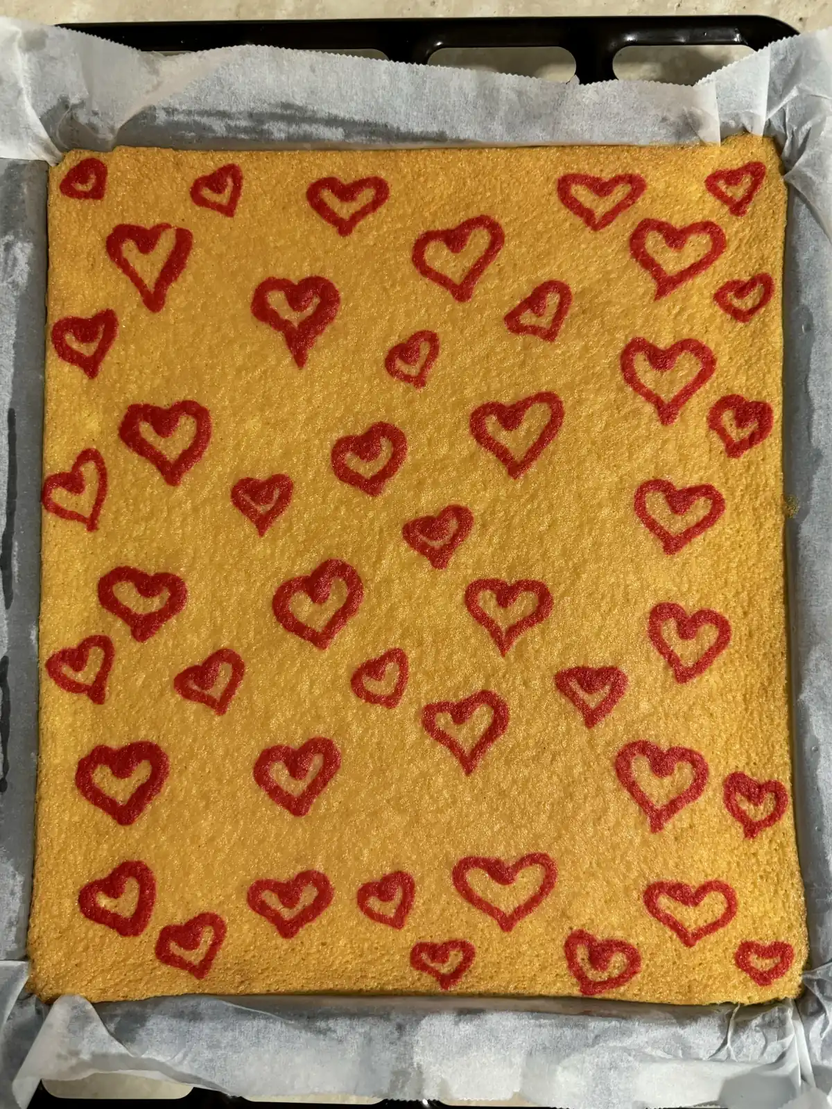 romisbakes recipe Vanilla and Strawberry Roll Cake