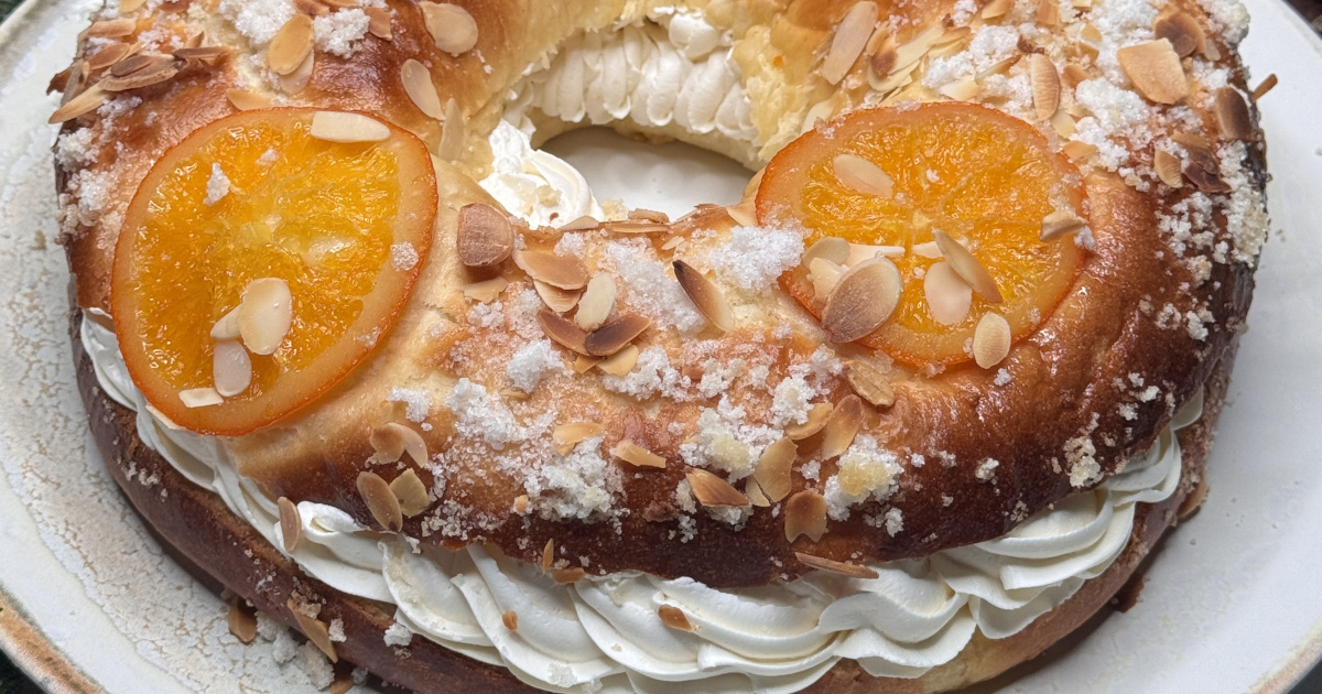 romisbakes recipe Roscón de reyes