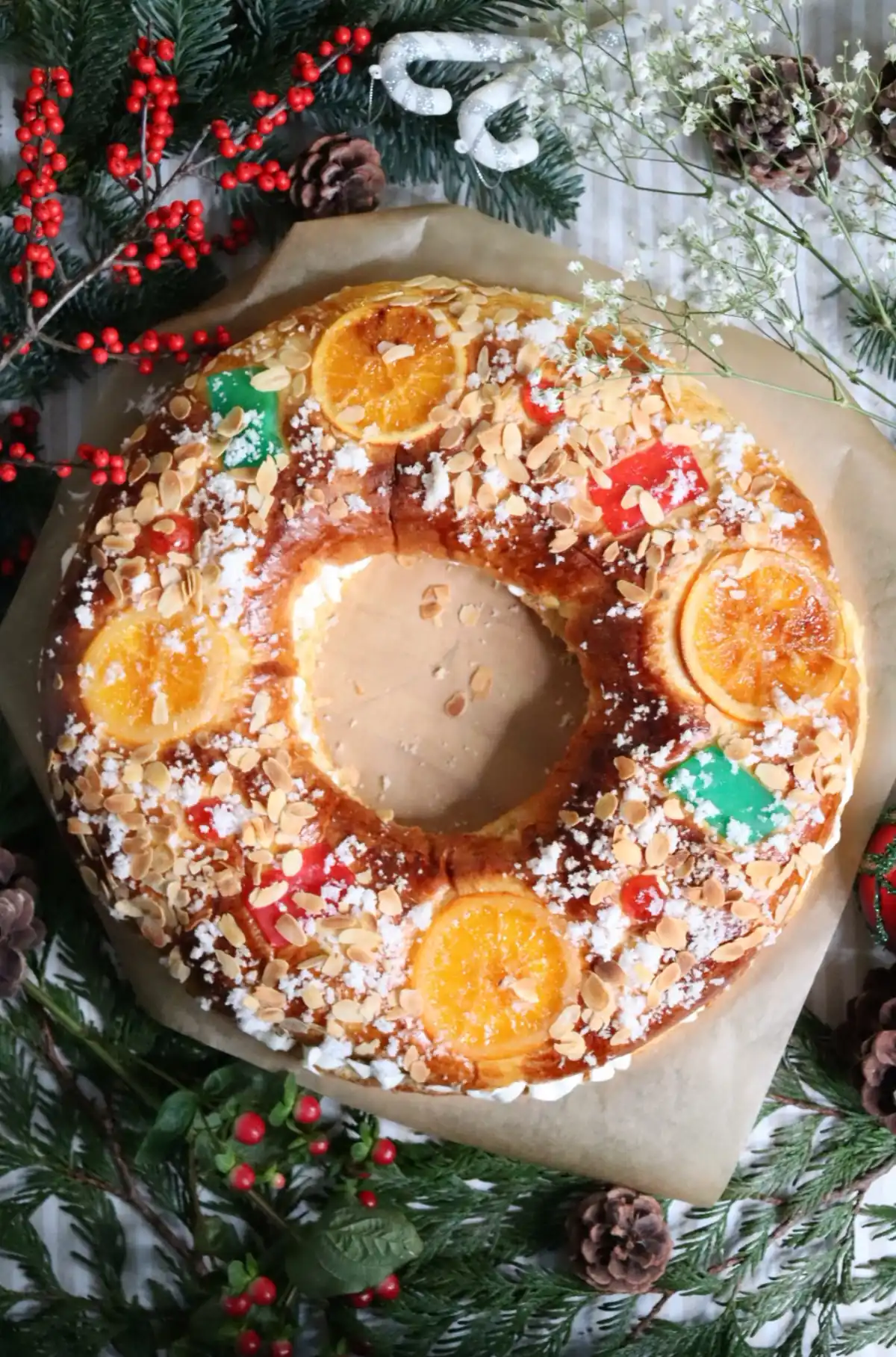 romisbakes recipe Lactose free roscón de reyes