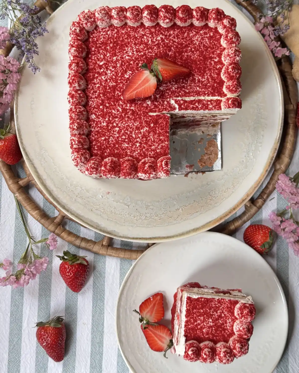 romisbakes receta Tiramisú de fresa