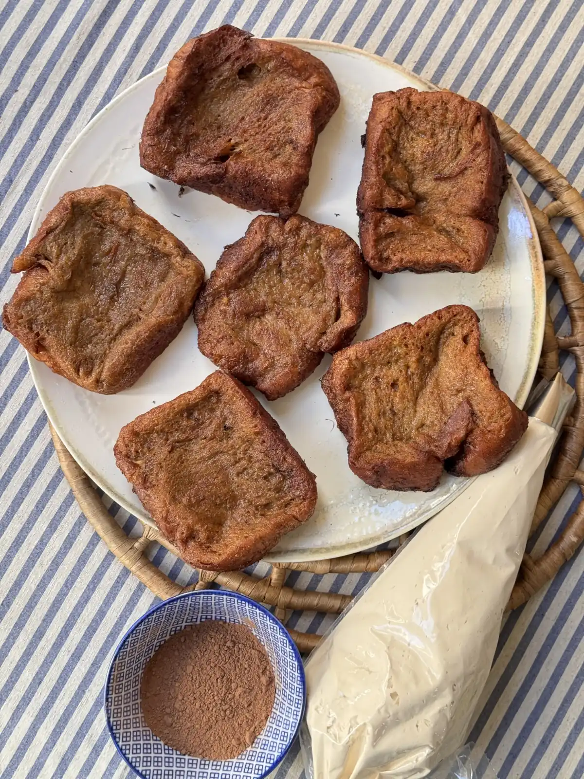 romisbakes recipe Tiramisu torrija with condensed milk
