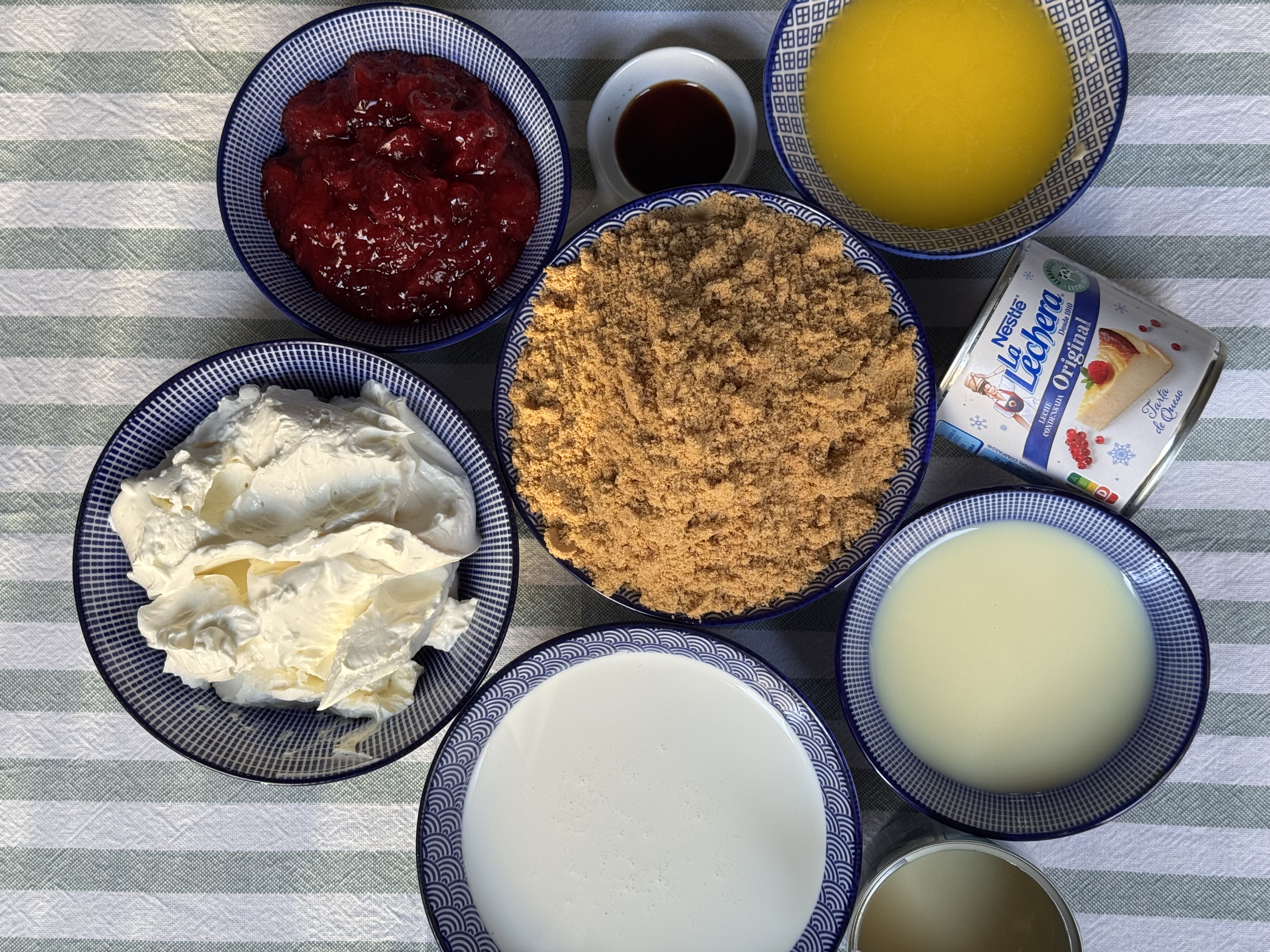 romisbakes recipe Upside down cheesecake