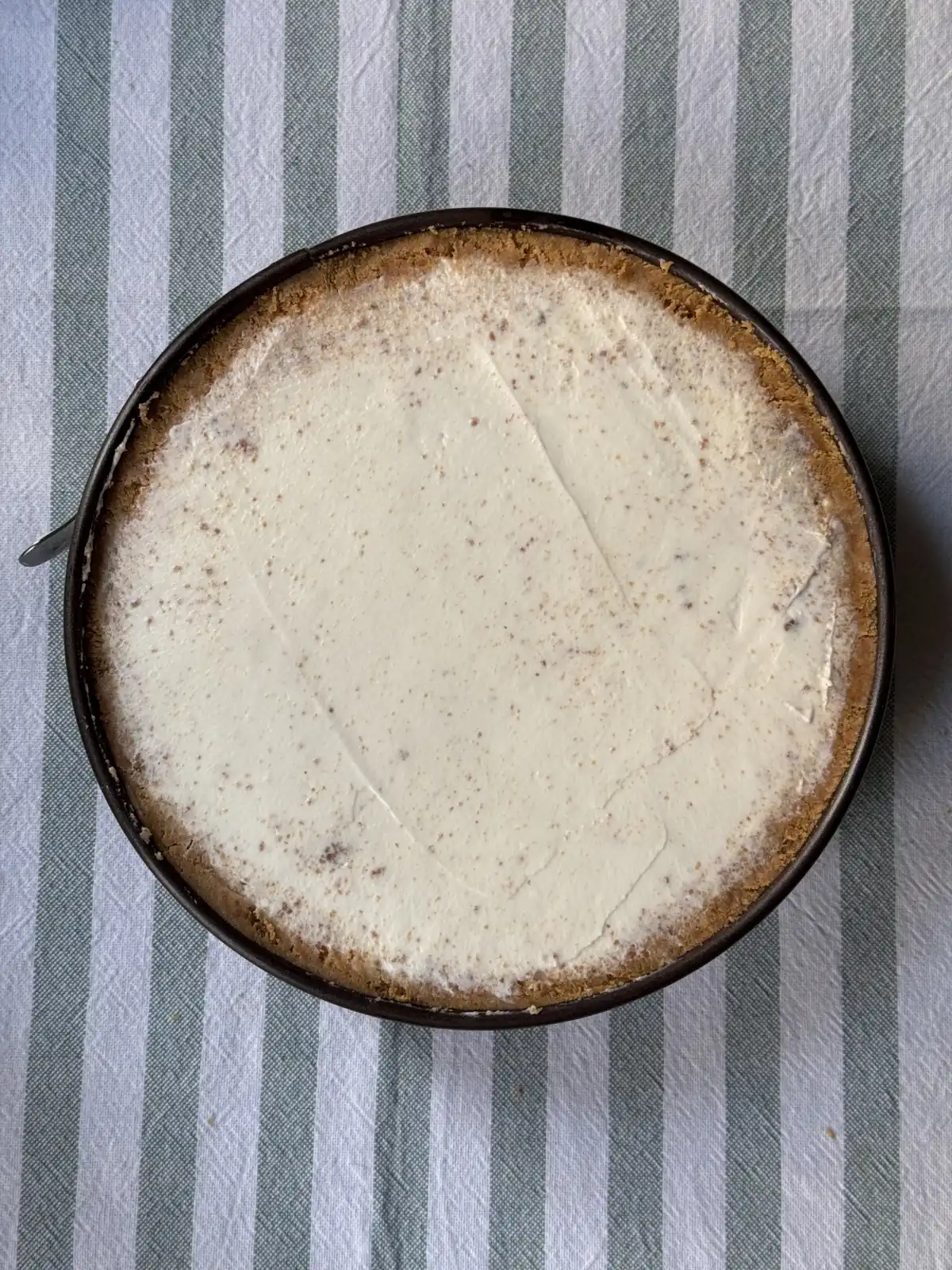 romisbakes recipe Upside down cheesecake