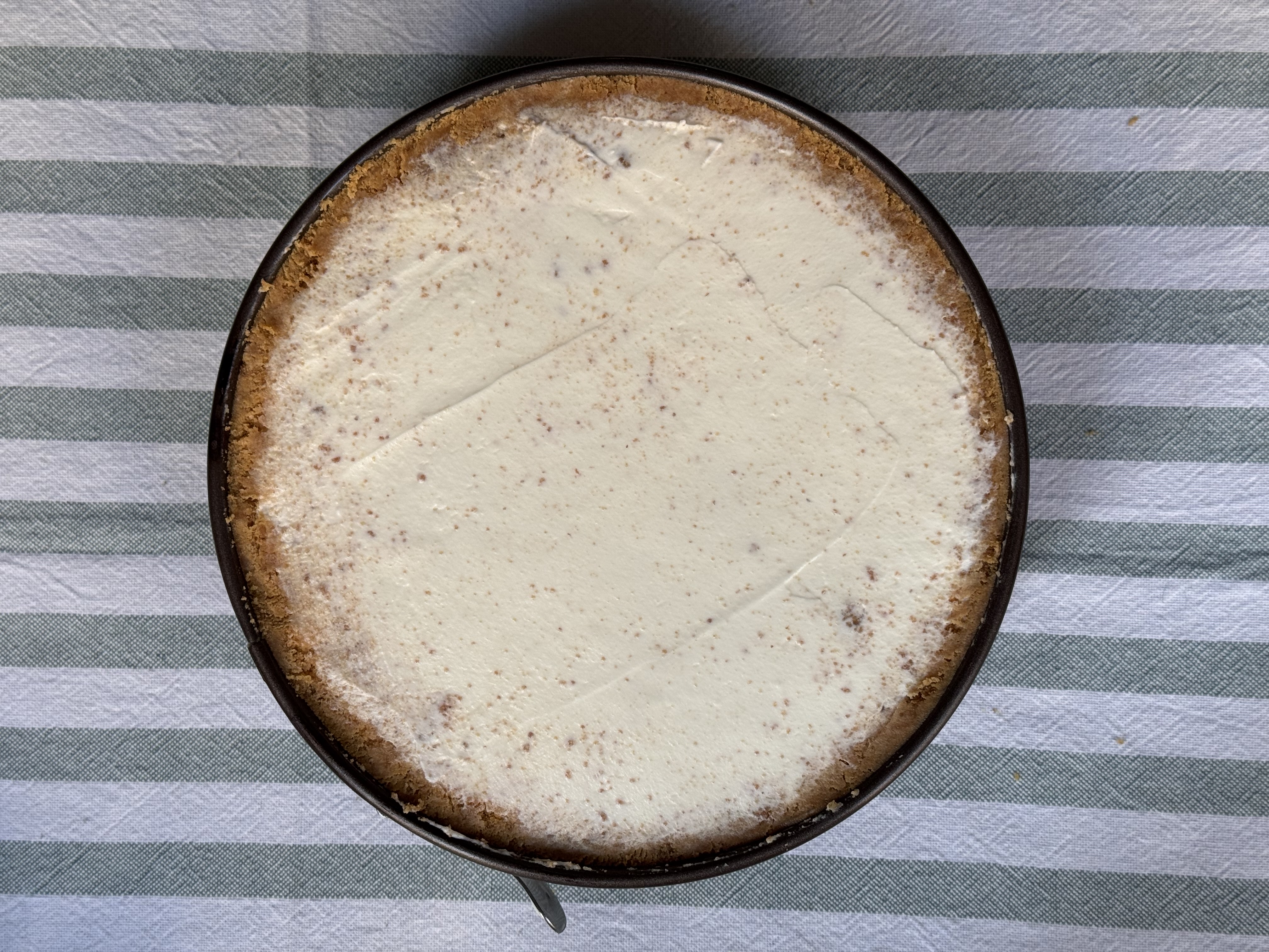 romisbakes recipe Upside down cheesecake