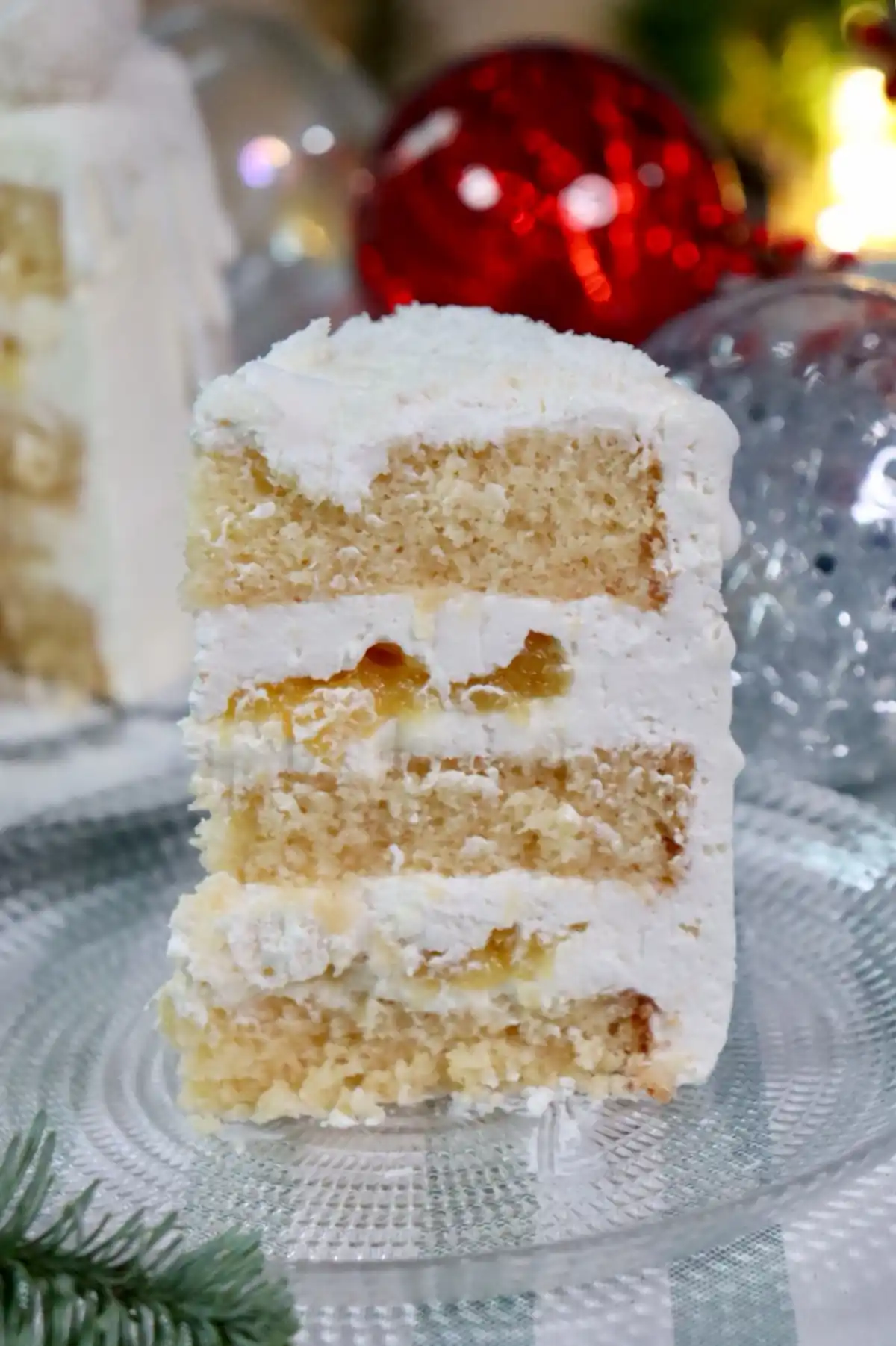 romisbakes recipe Vanilla Coconut & Pineapple Cake
