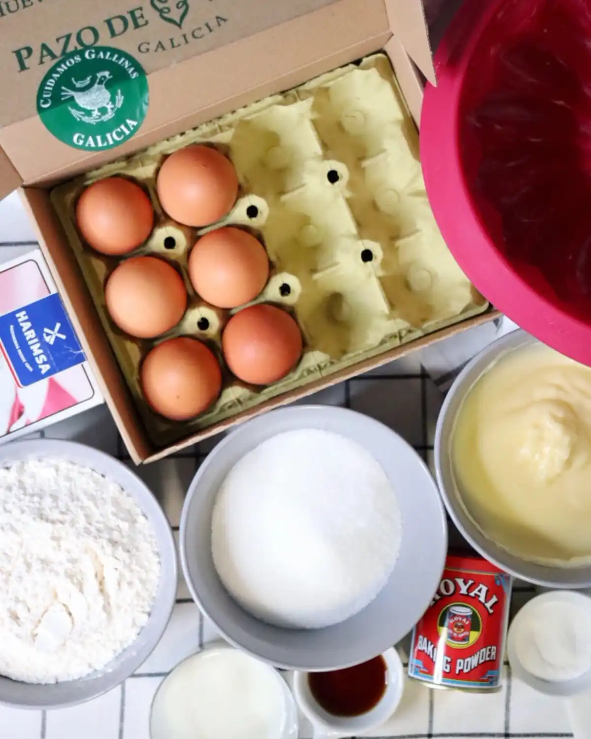 romisbakes recipe Vanilla sponge cake