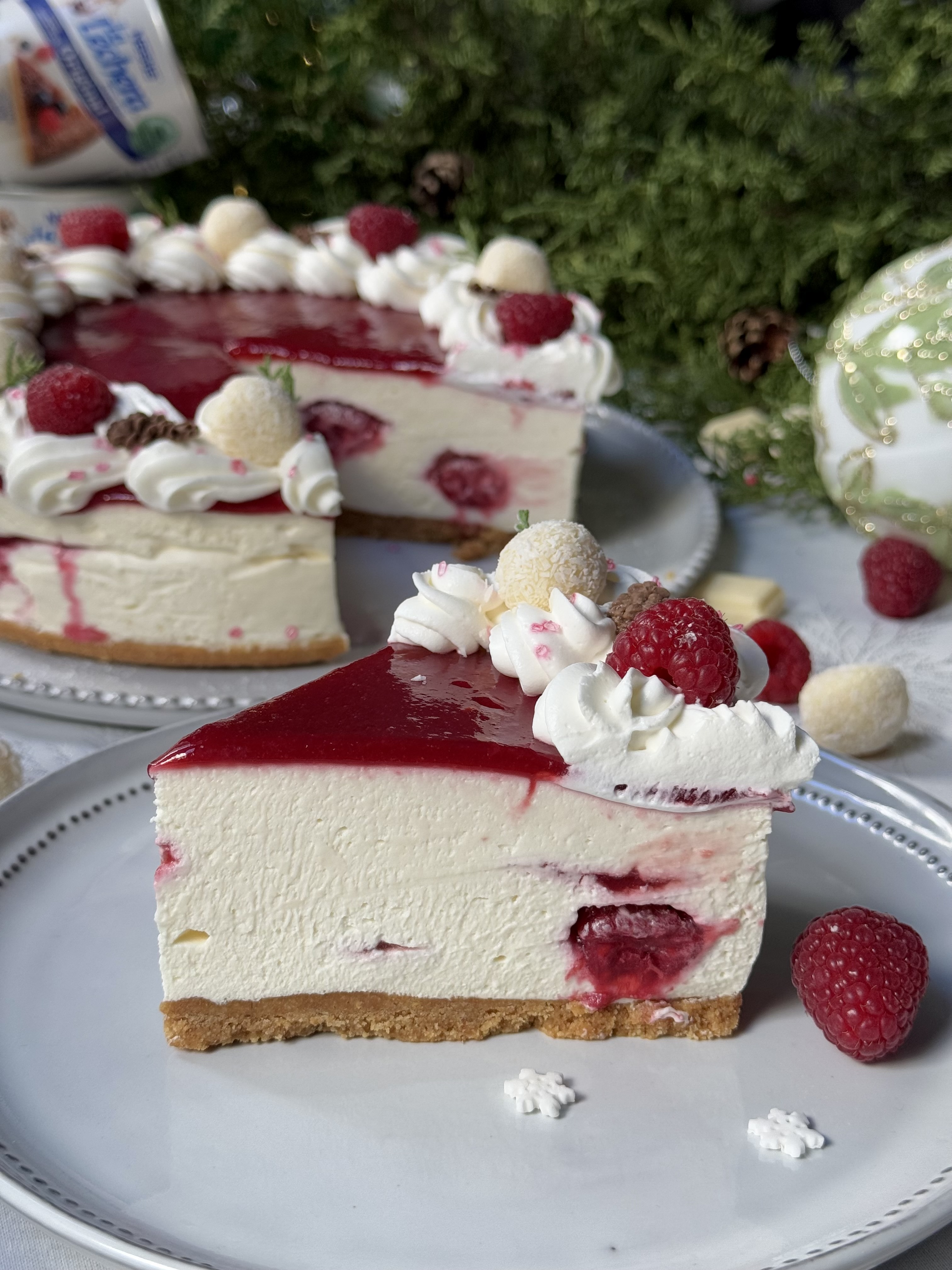 romisbakes receta Tarta de chocolate blanco y frambuesas